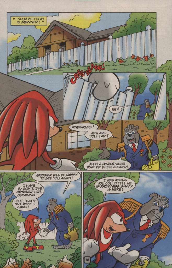 Read online Knuckles the Echidna comic -  Issue #29 - 22