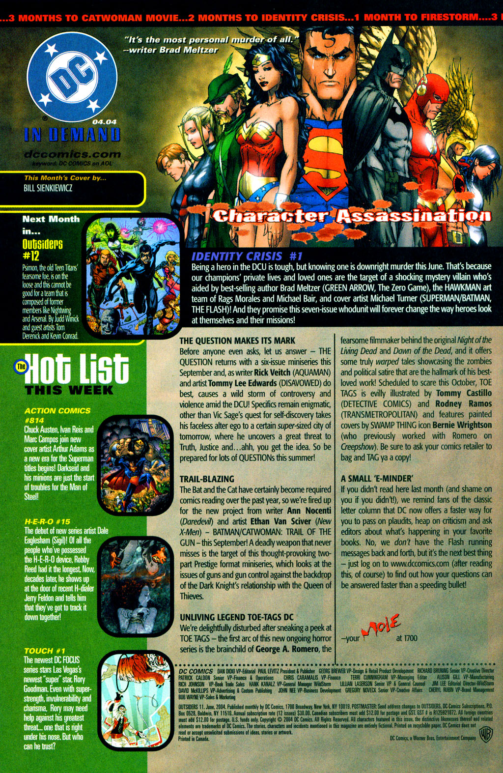 Read online Outsiders (2003) comic -  Issue #11 - 24