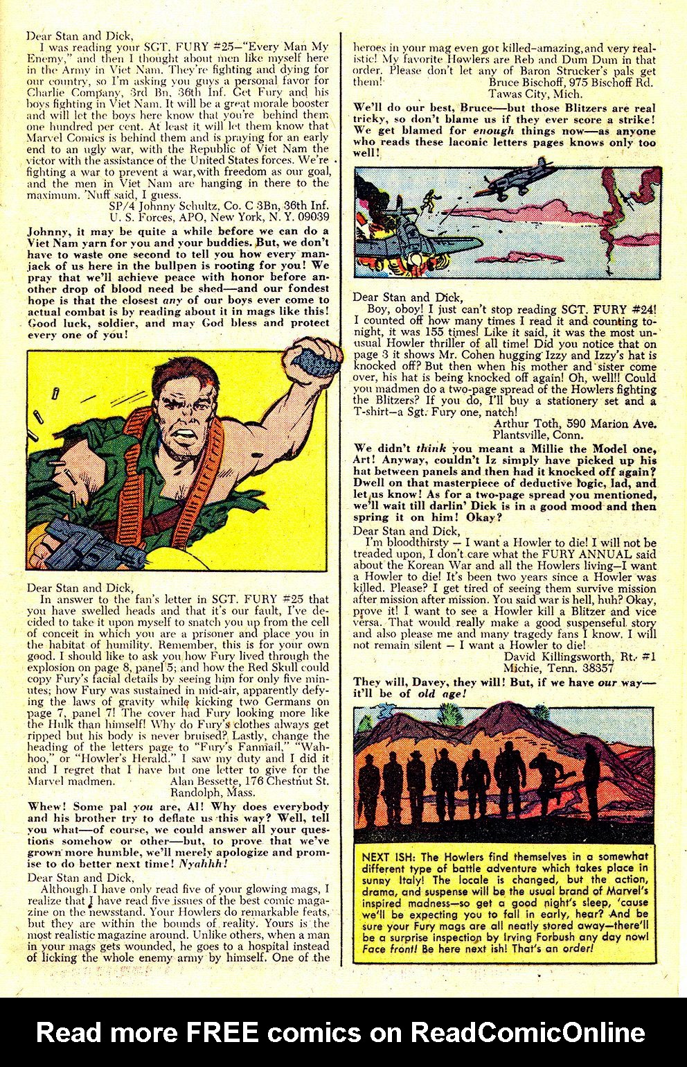 Read online Sgt. Fury comic -  Issue #29 - 33
