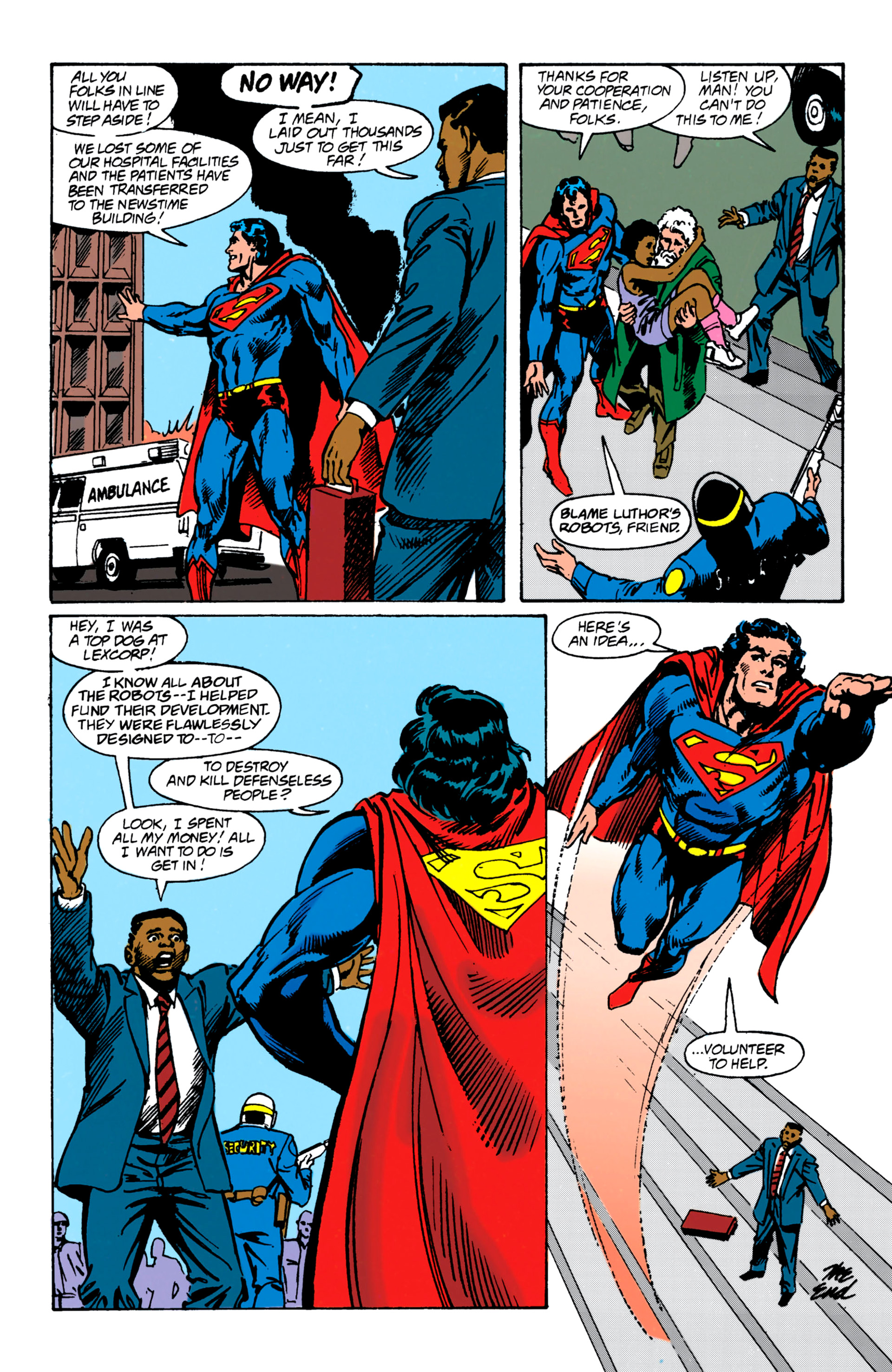 Read online Superman (1987) comic -  Issue #91 - 23