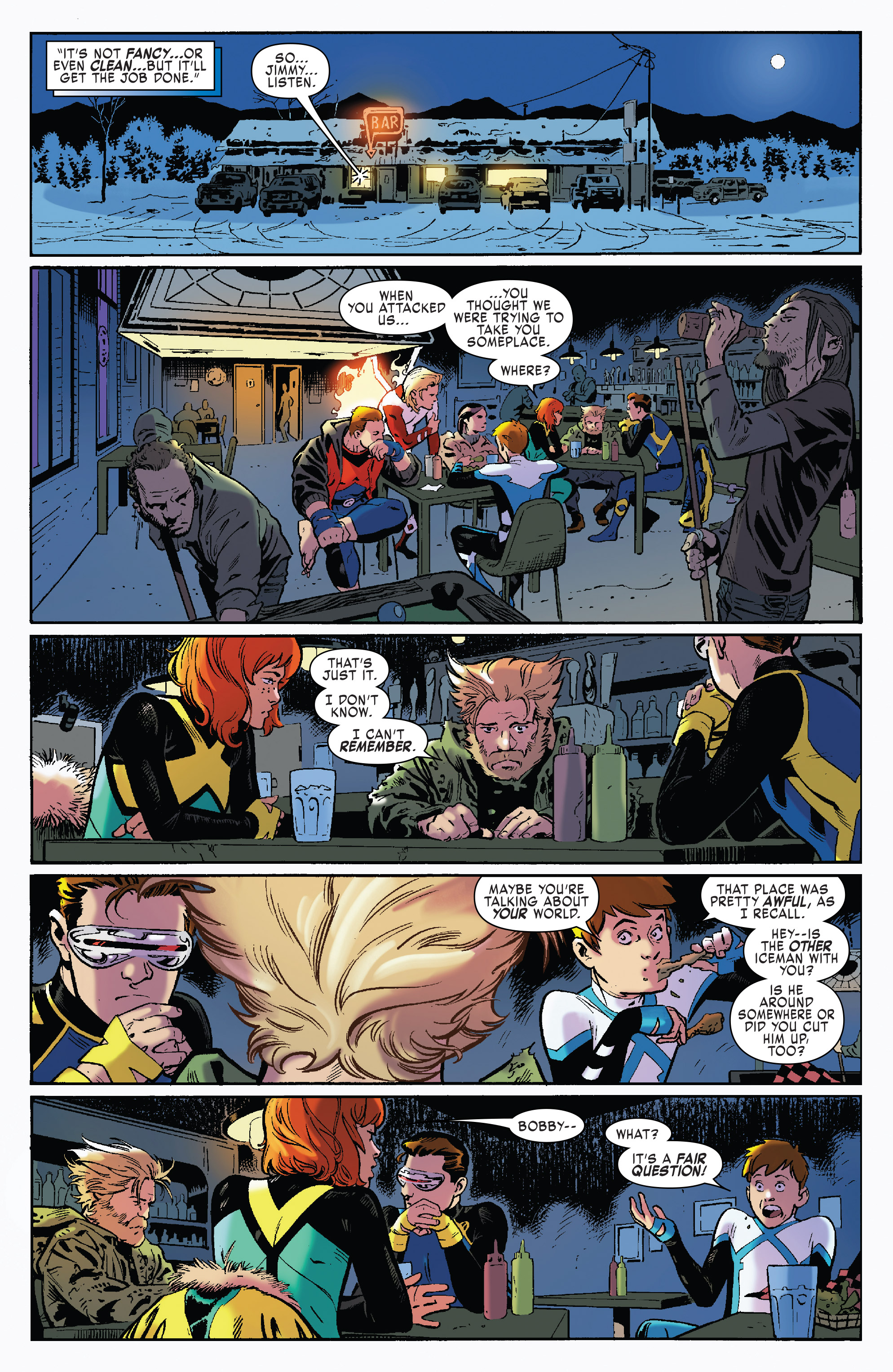 Read online X-Men: Blue comic -  Issue #4 - 18