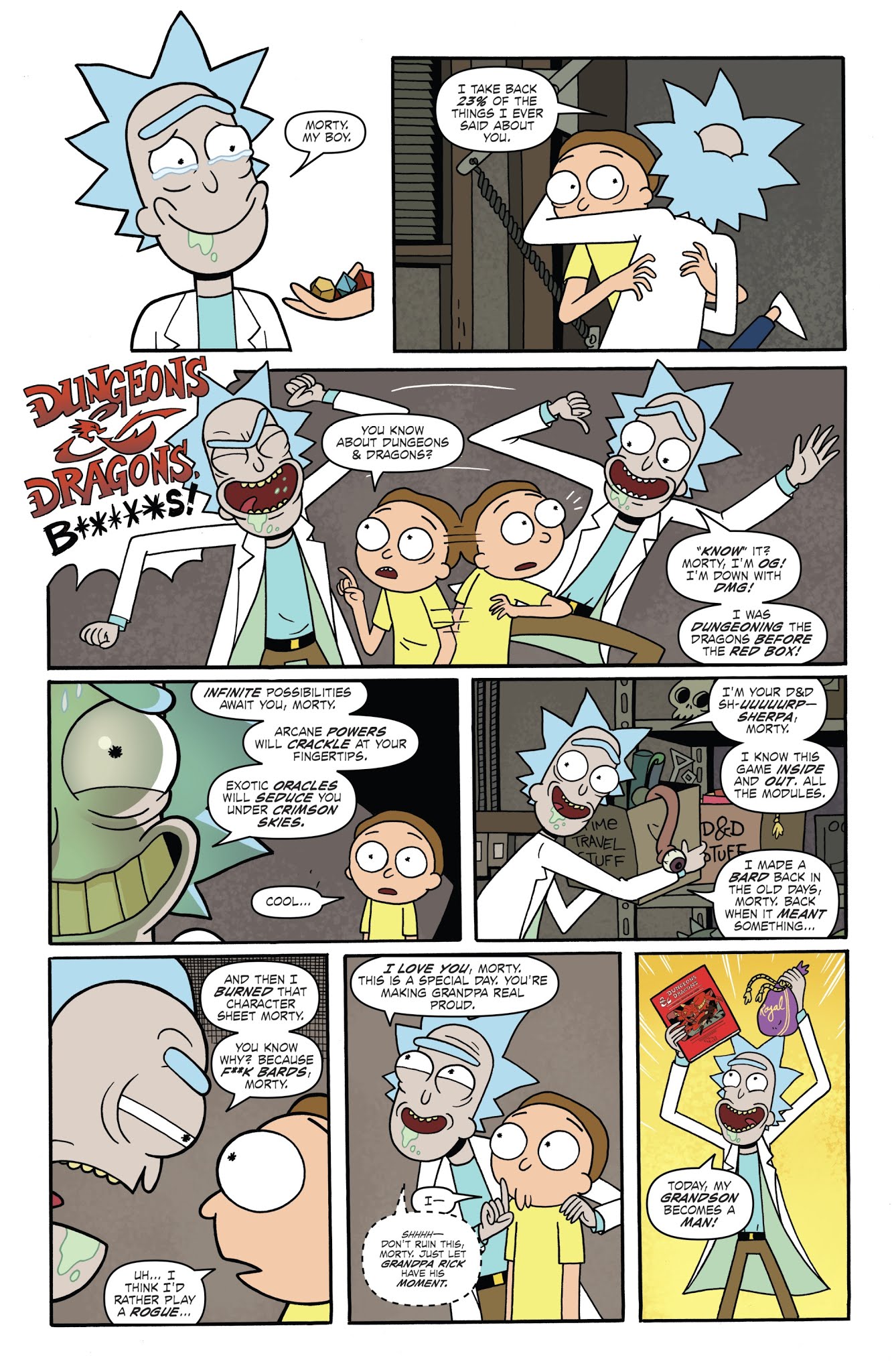Read online Rick and Morty vs Dungeons & Dragons comic -  Issue #1 - 12