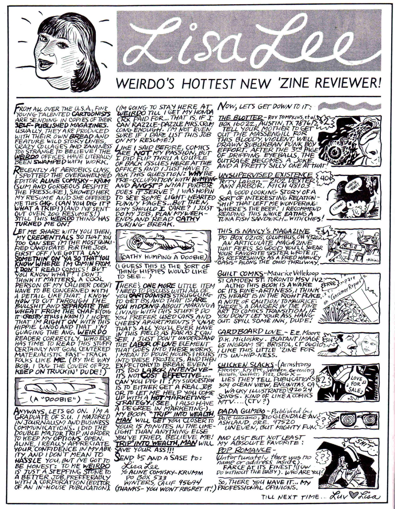 Read online Weirdo comic -  Issue #23 - 4