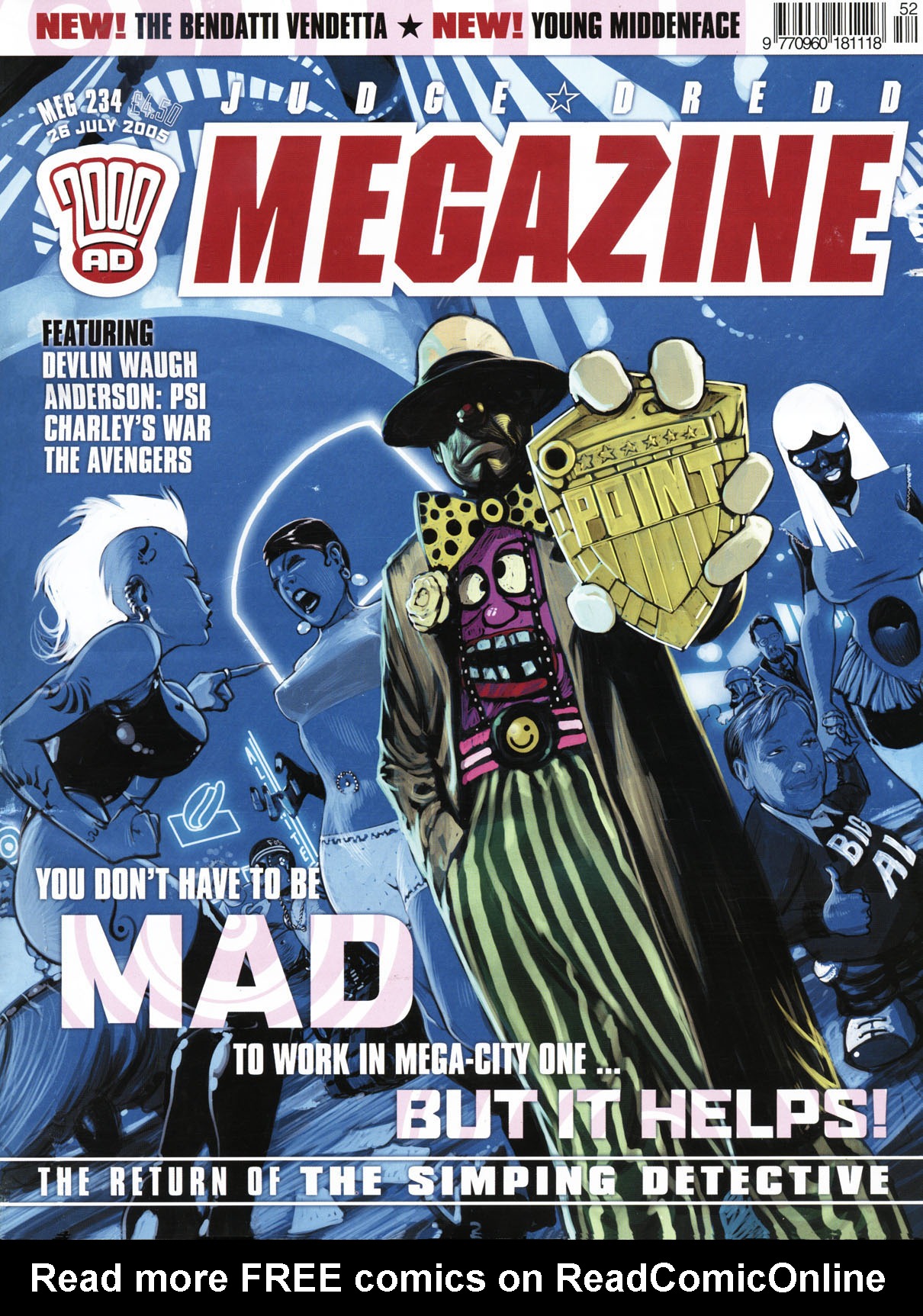 Read online Judge Dredd Megazine (Vol. 5) comic -  Issue #234 - 1