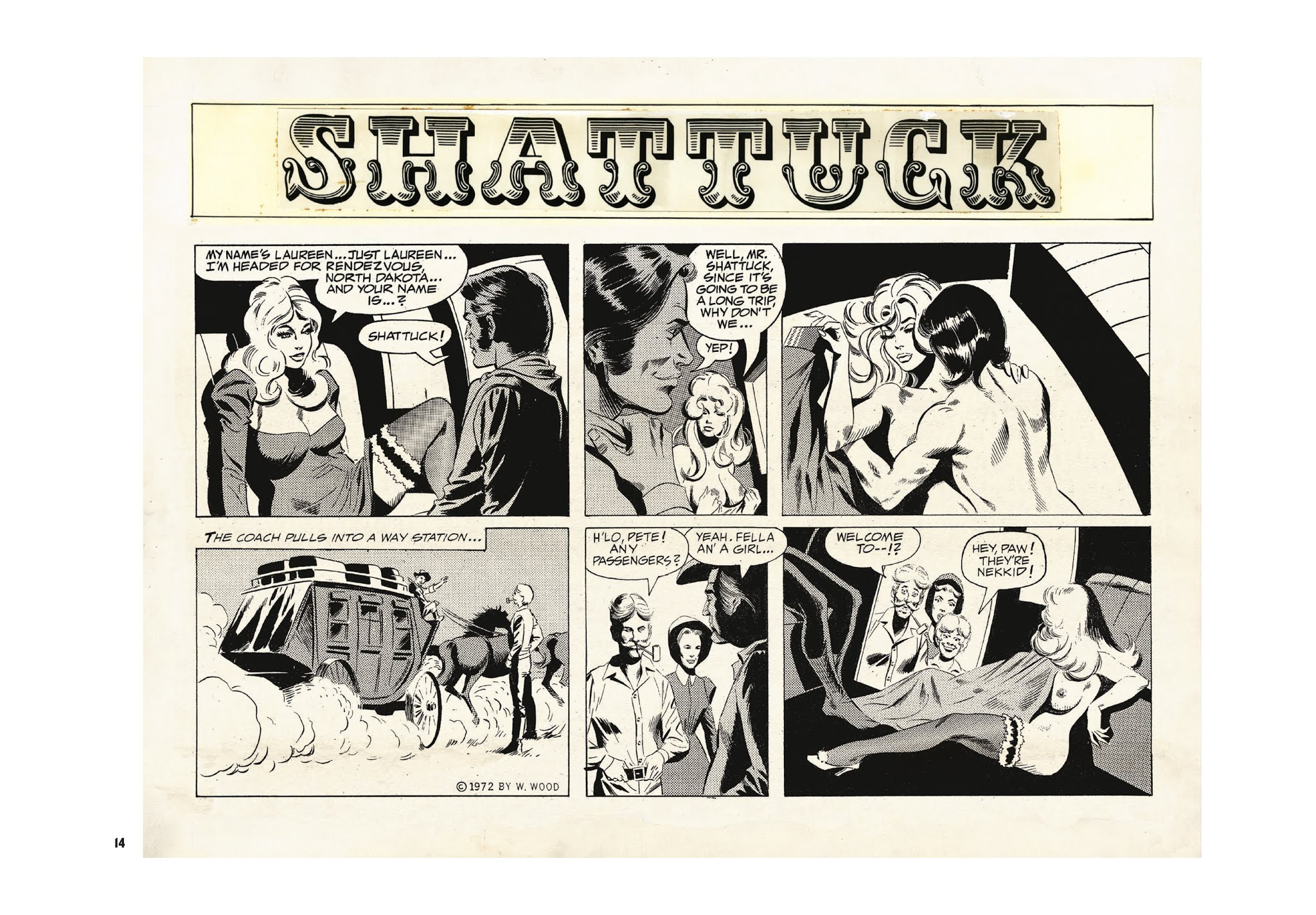 Read online Wallace Wood Presents Shattuck comic -  Issue # TPB - 14