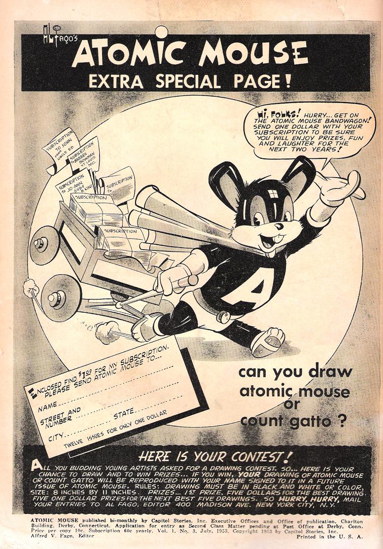 Read online Atomic Mouse comic -  Issue #3 - 2