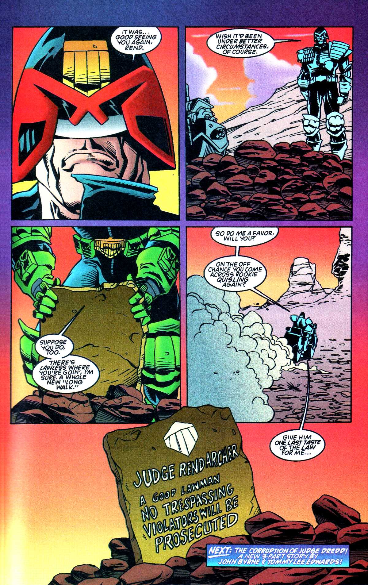 Read online Judge Dredd: Legends of the Law comic -  Issue #7 - 30