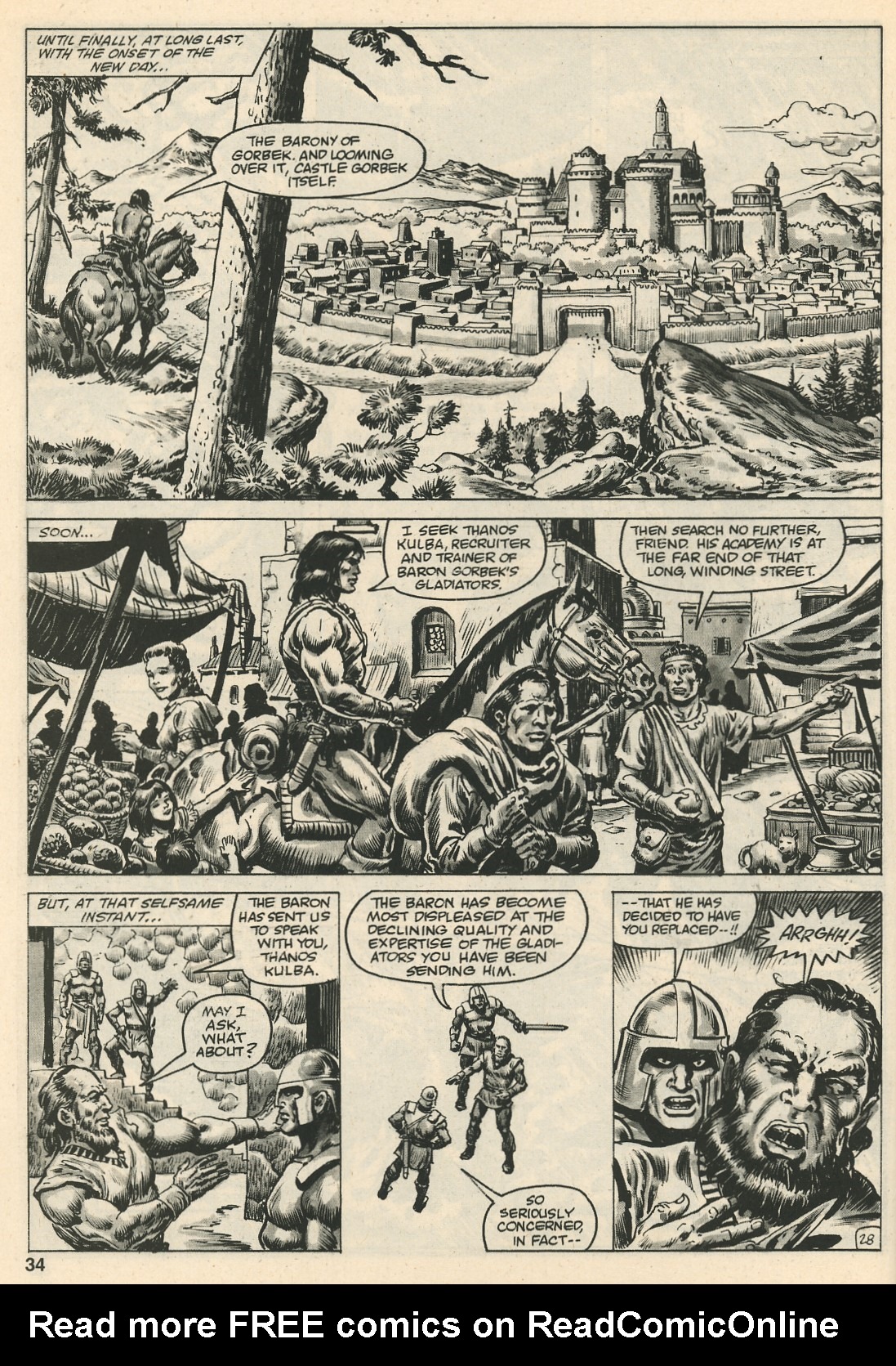 Read online The Savage Sword Of Conan comic -  Issue #108 - 34
