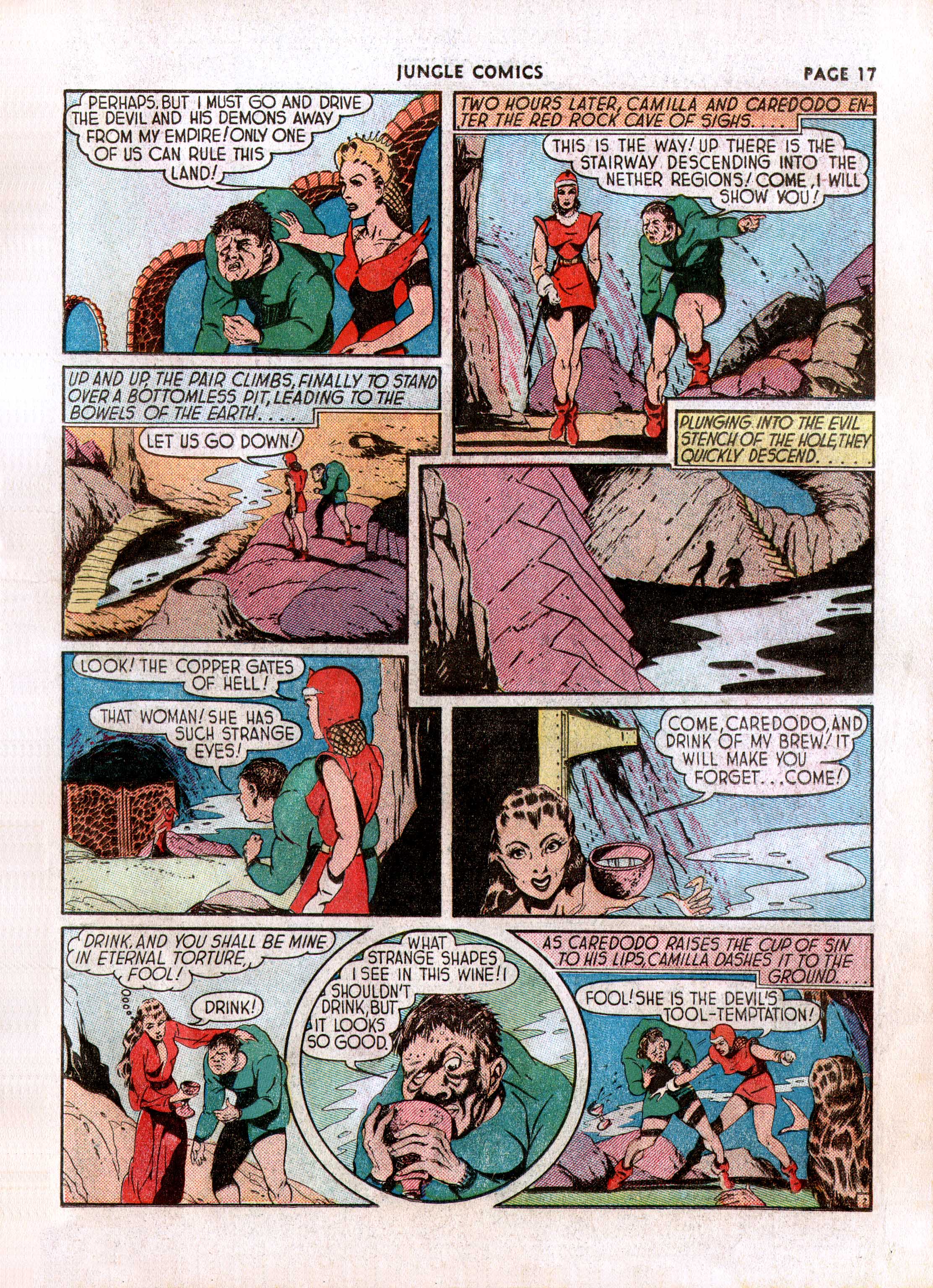 Read online Jungle Comics comic -  Issue #7 - 19