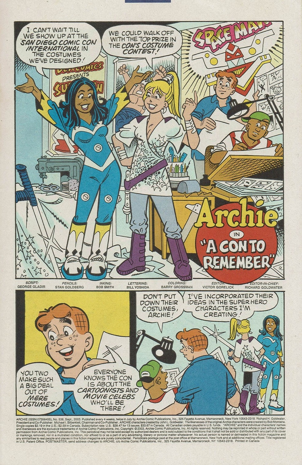 Read online Archie (1960) comic -  Issue #538 - 3