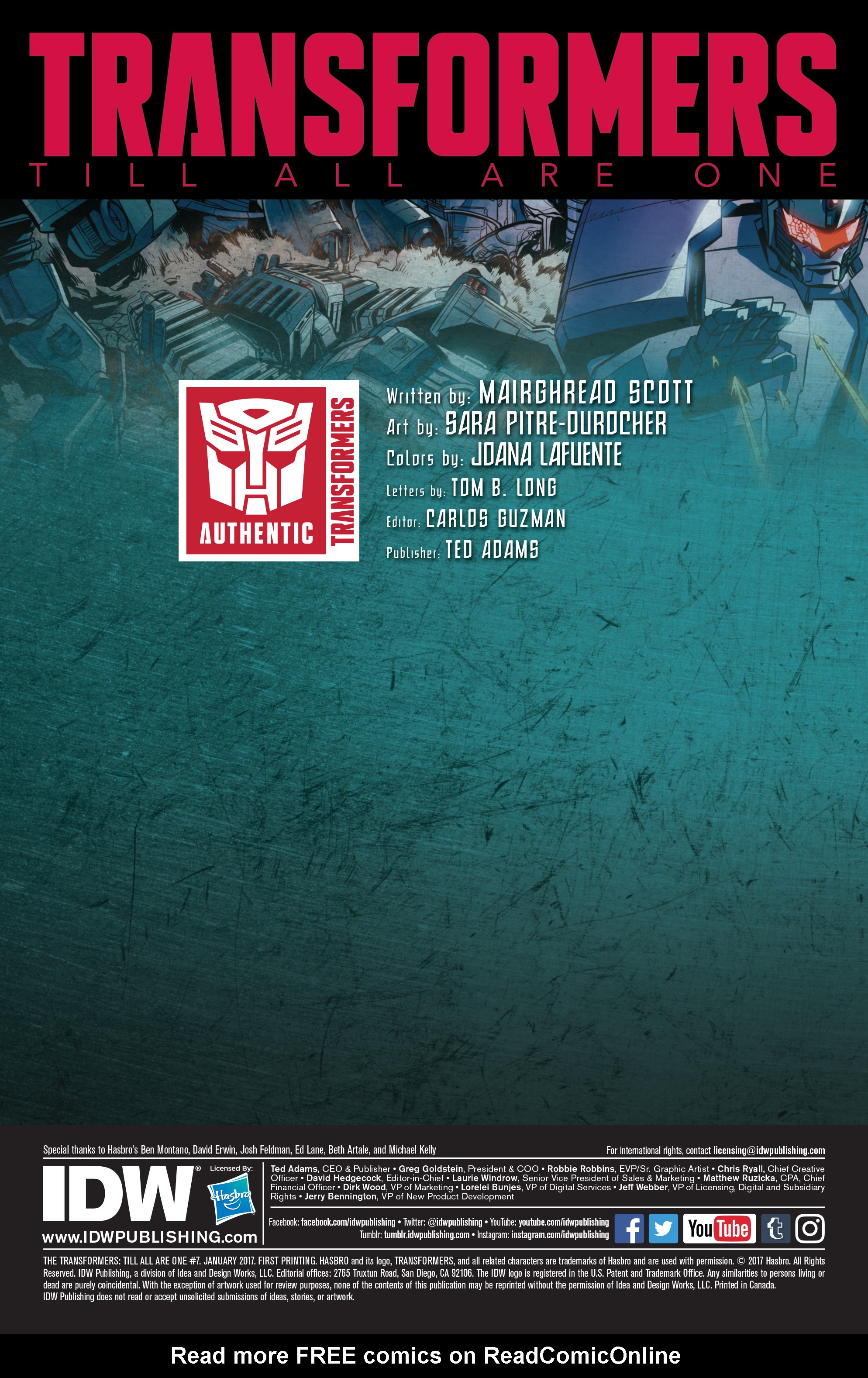 Read online Transformers: Till All Are One comic -  Issue #7 - 2