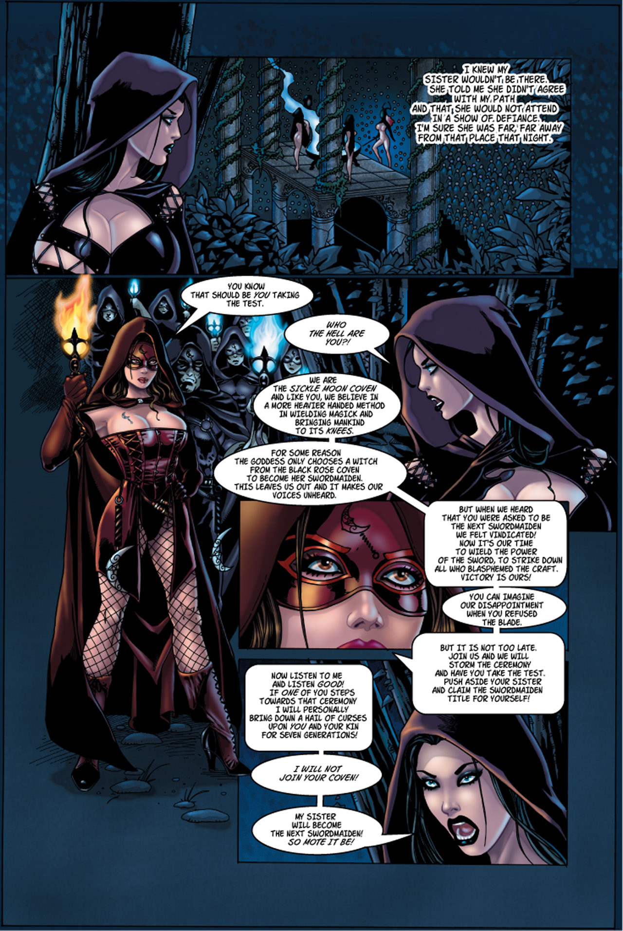 Read online Tarot: Witch of the Black Rose comic -  Issue #61 - 20