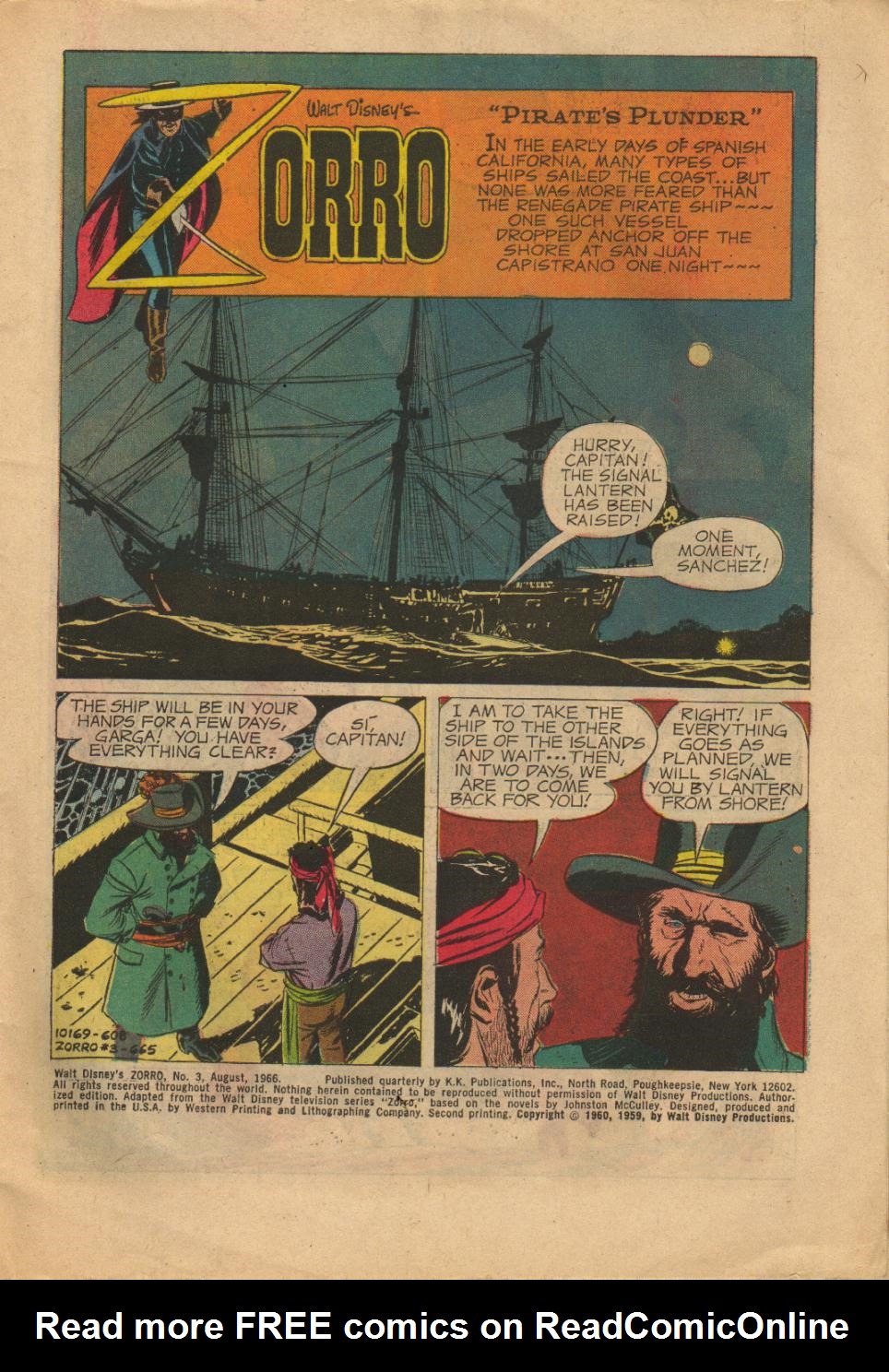 Read online Zorro (1966) comic -  Issue #3 - 3