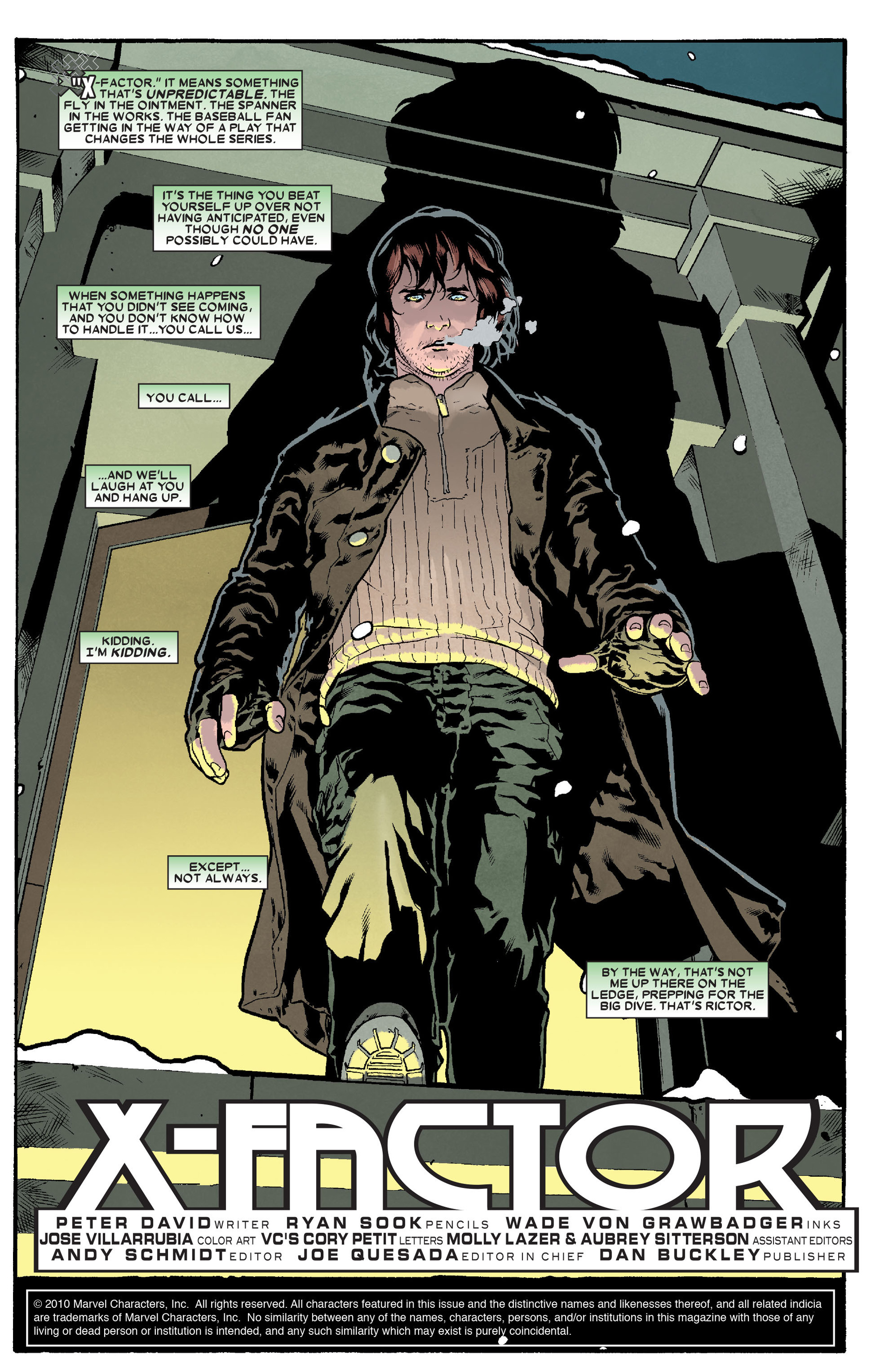 Read online X-Factor (2006) comic -  Issue #1 - 2