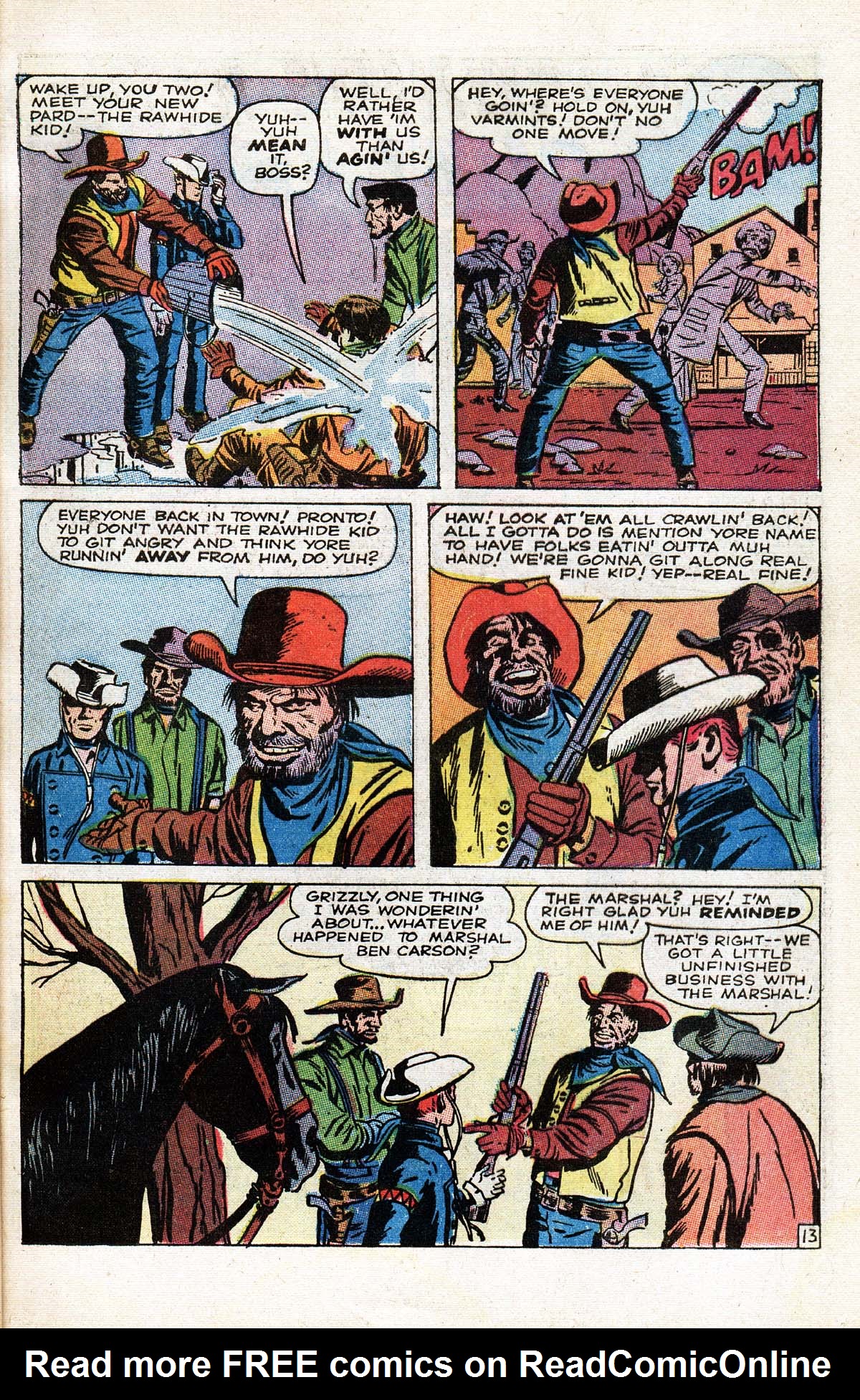 Read online The Mighty Marvel Western comic -  Issue #13 - 14