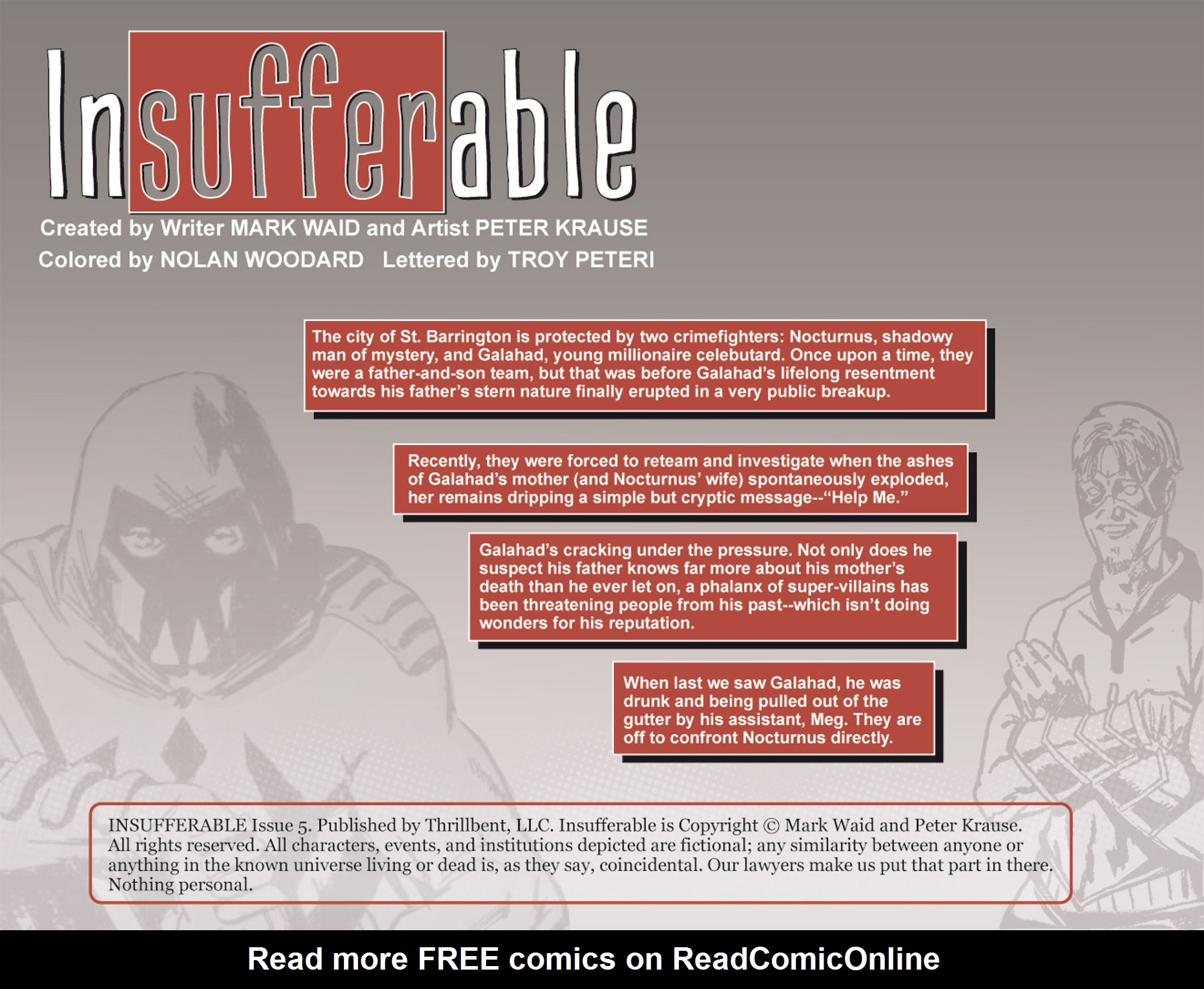 Read online Insufferable (2012) comic -  Issue #5 - 2