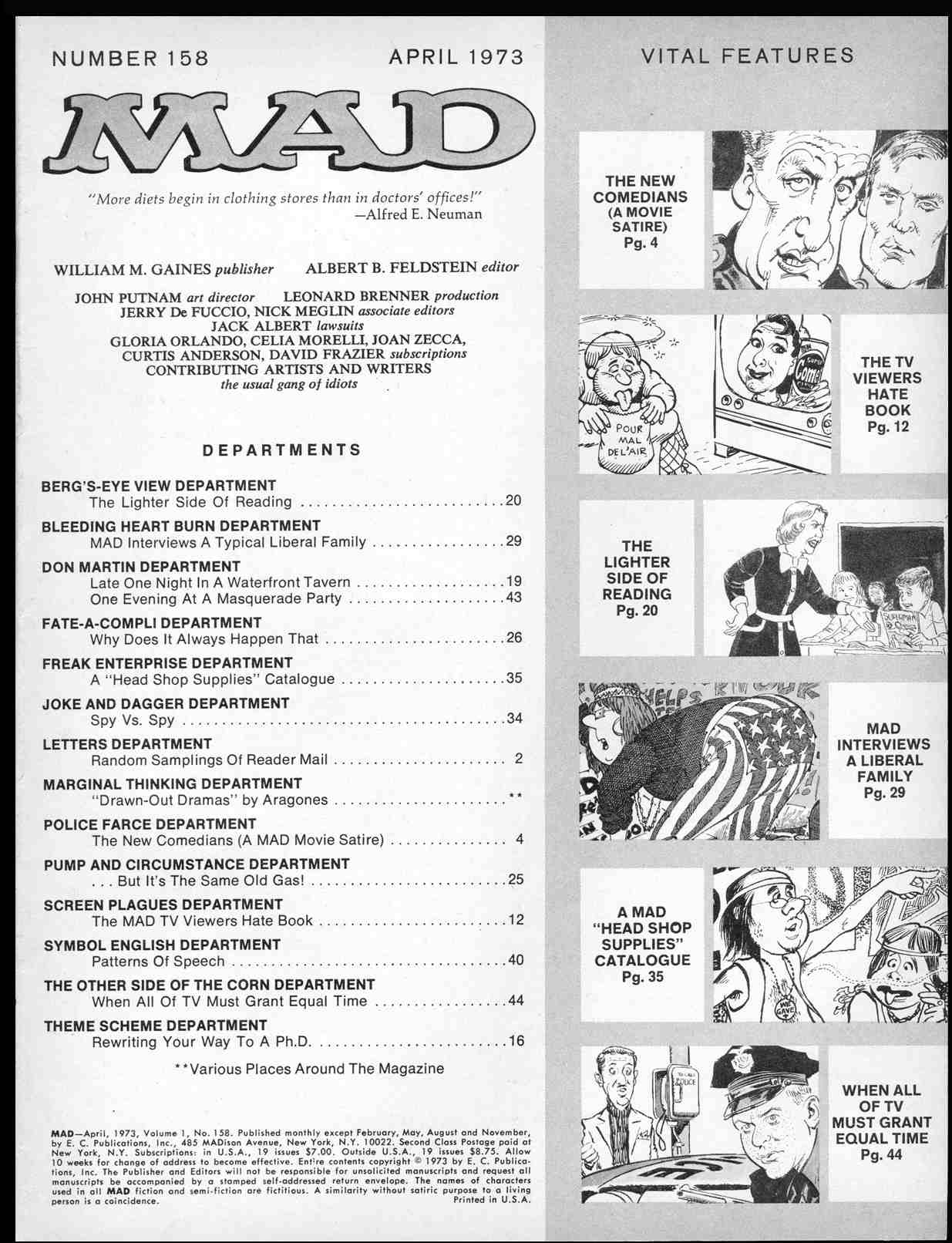 Read online MAD comic -  Issue #158 - 3