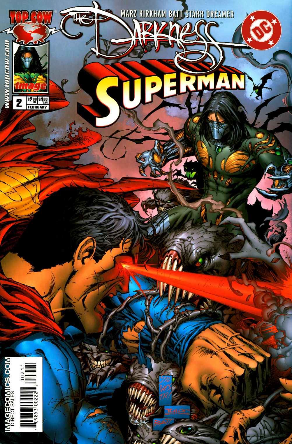 Read online The Darkness/Superman comic -  Issue #2 - 1