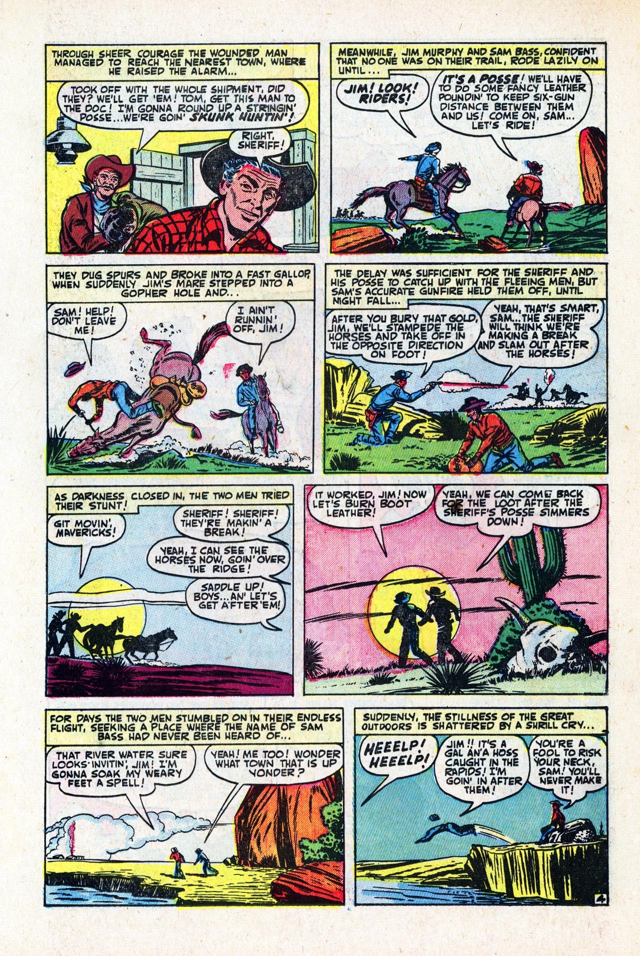 Read online Two Gun Western (1950) comic -  Issue #6 - 14