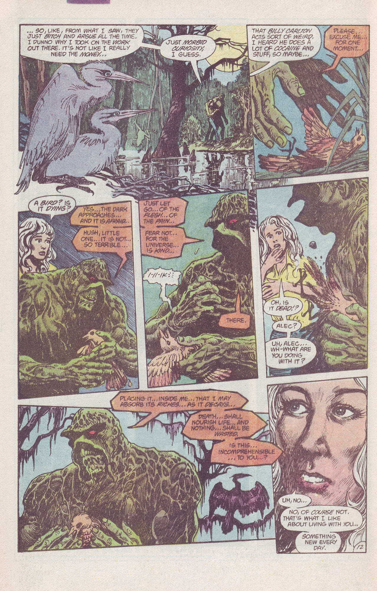 Read online Swamp Thing (1982) comic -  Issue #41 - 16