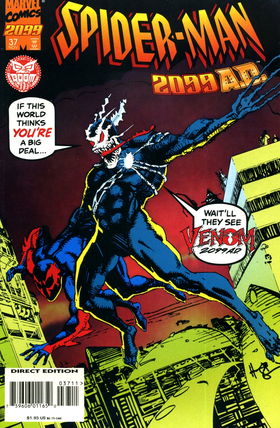 Read online Spider-Man 2099 (1992) comic -  Issue #37 - 1