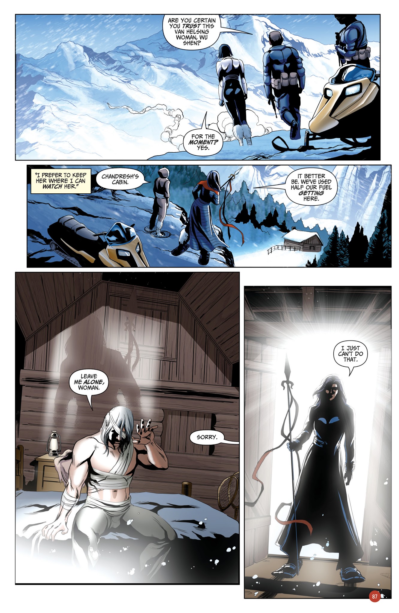 Read online Van Helsing vs. Werewolf comic -  Issue # _TPB 1 - 88