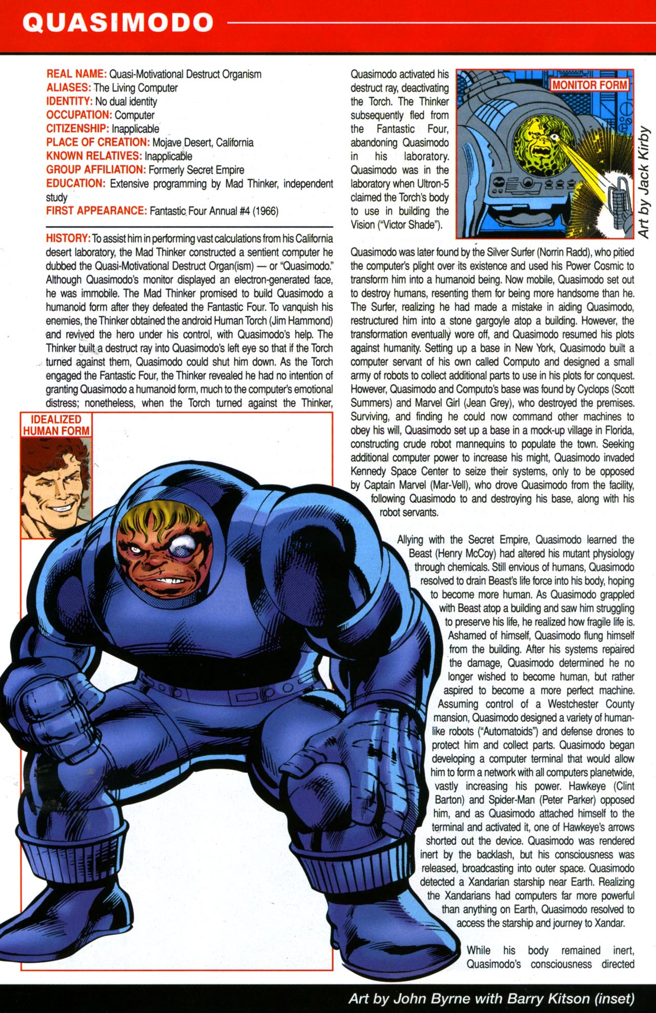 Read online Official Handbook of the Marvel Universe A To Z Update comic -  Issue #4 - 40