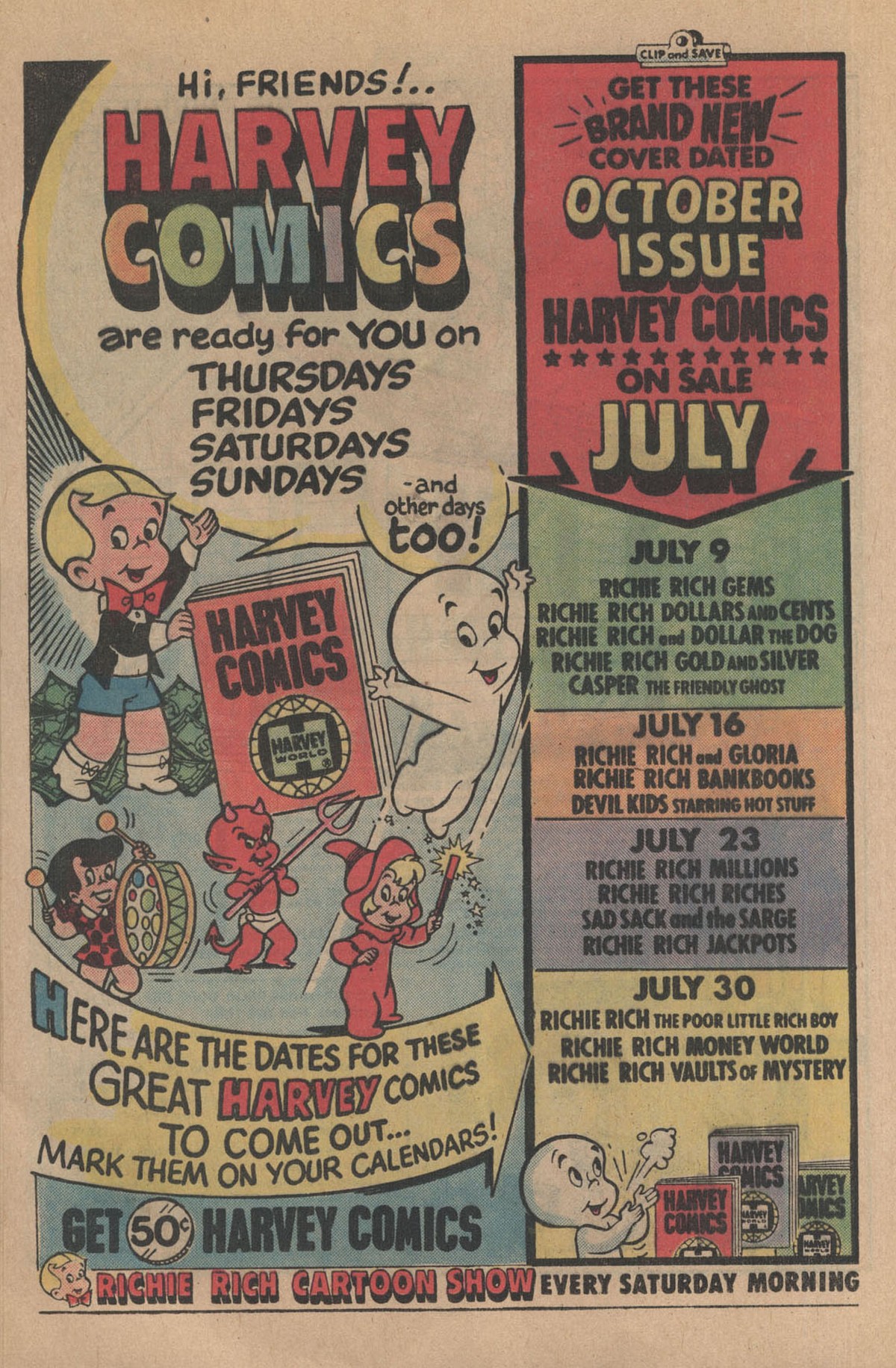 Read online Richie Rich & Dollar the Dog comic -  Issue #20 - 20