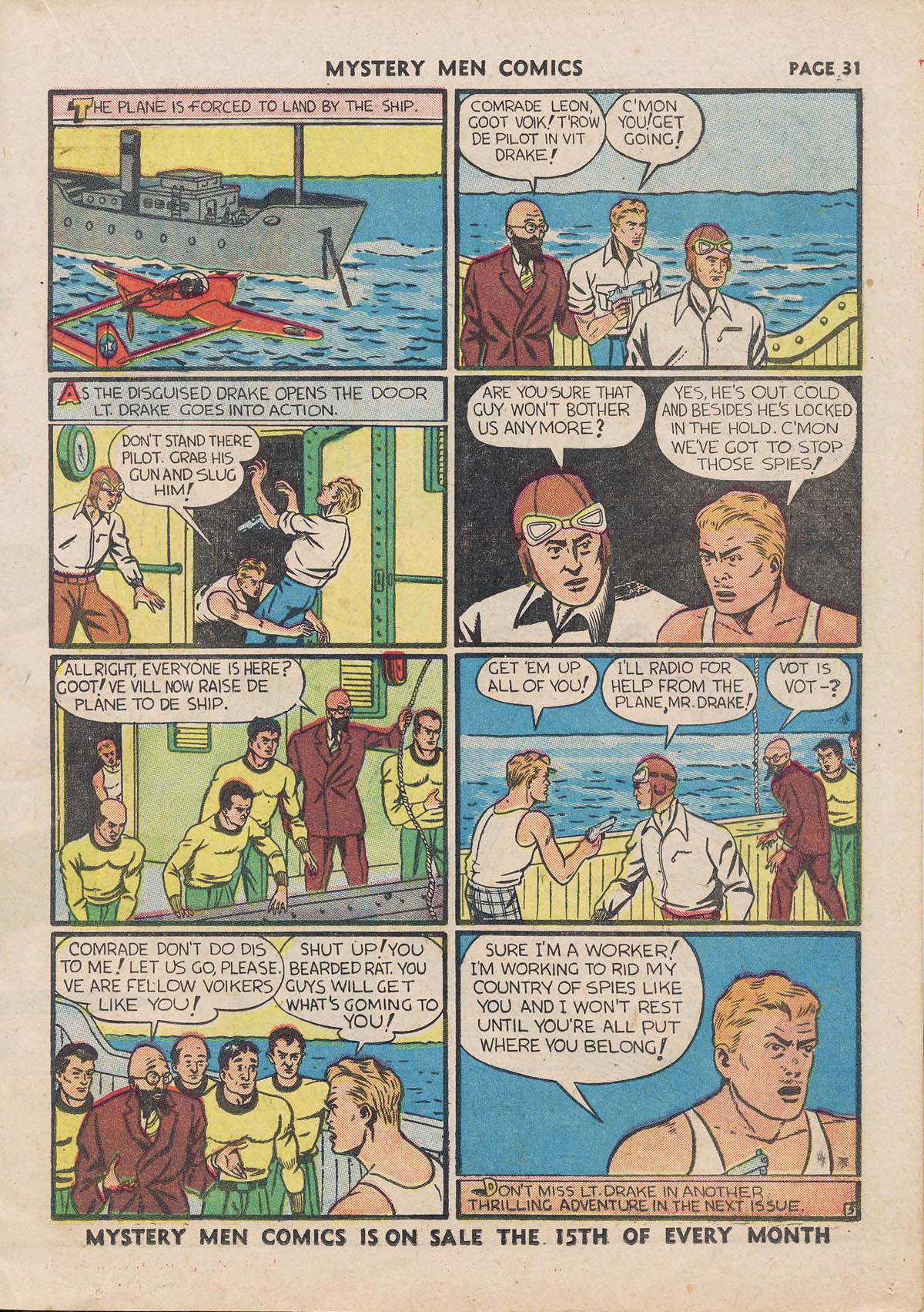 Read online Mystery Men Comics comic -  Issue #22 - 35