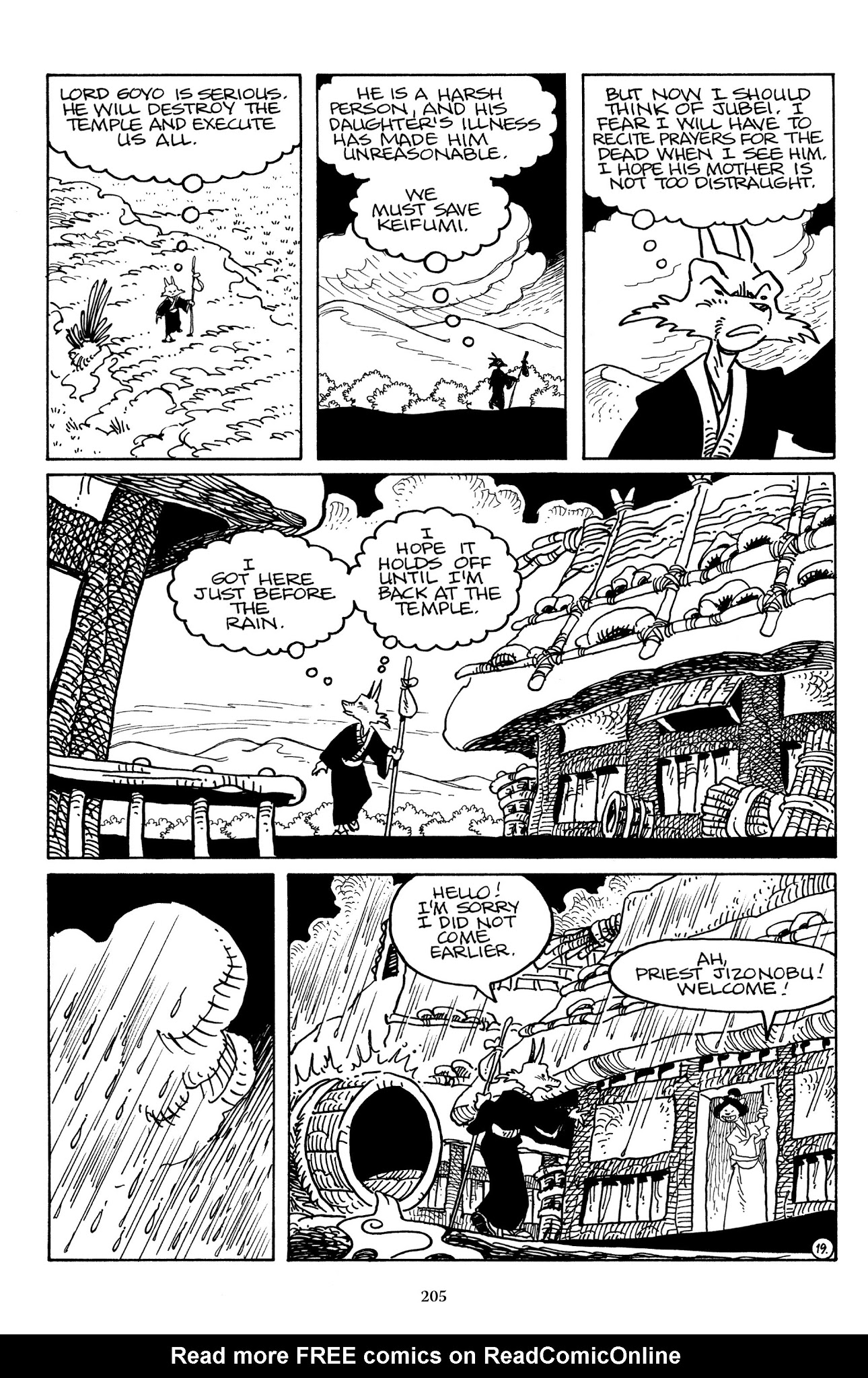 Read online The Usagi Yojimbo Saga comic -  Issue # TPB 6 - 204