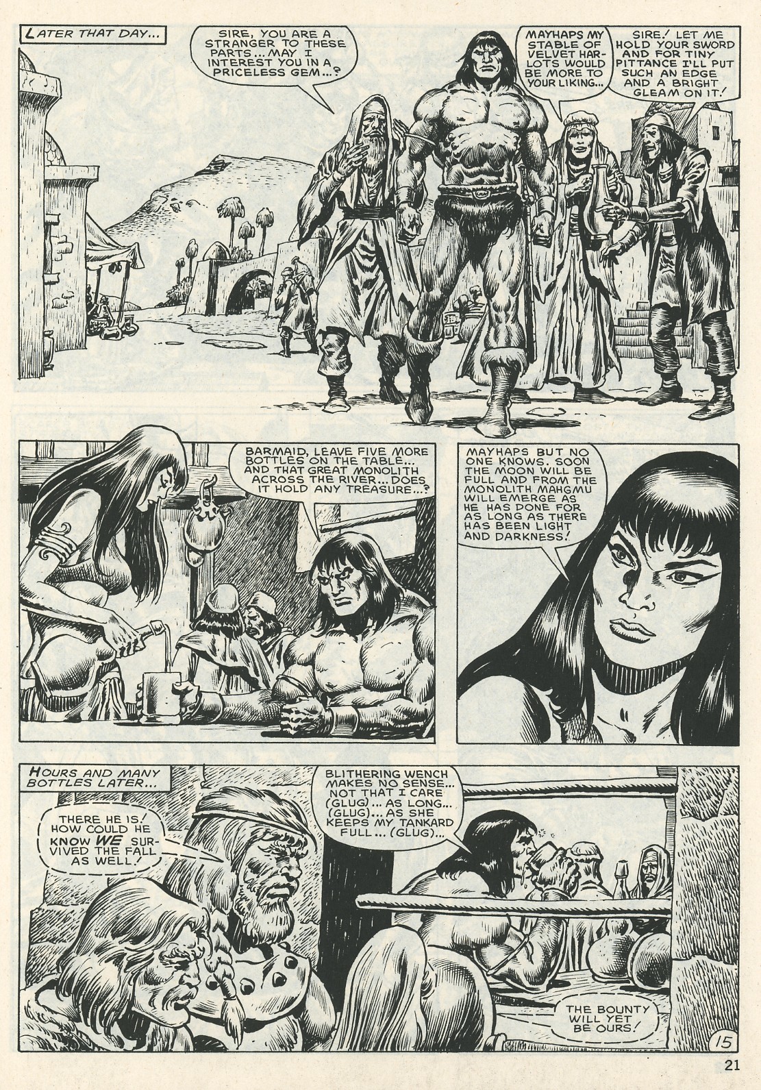 Read online The Savage Sword Of Conan comic -  Issue #123 - 21