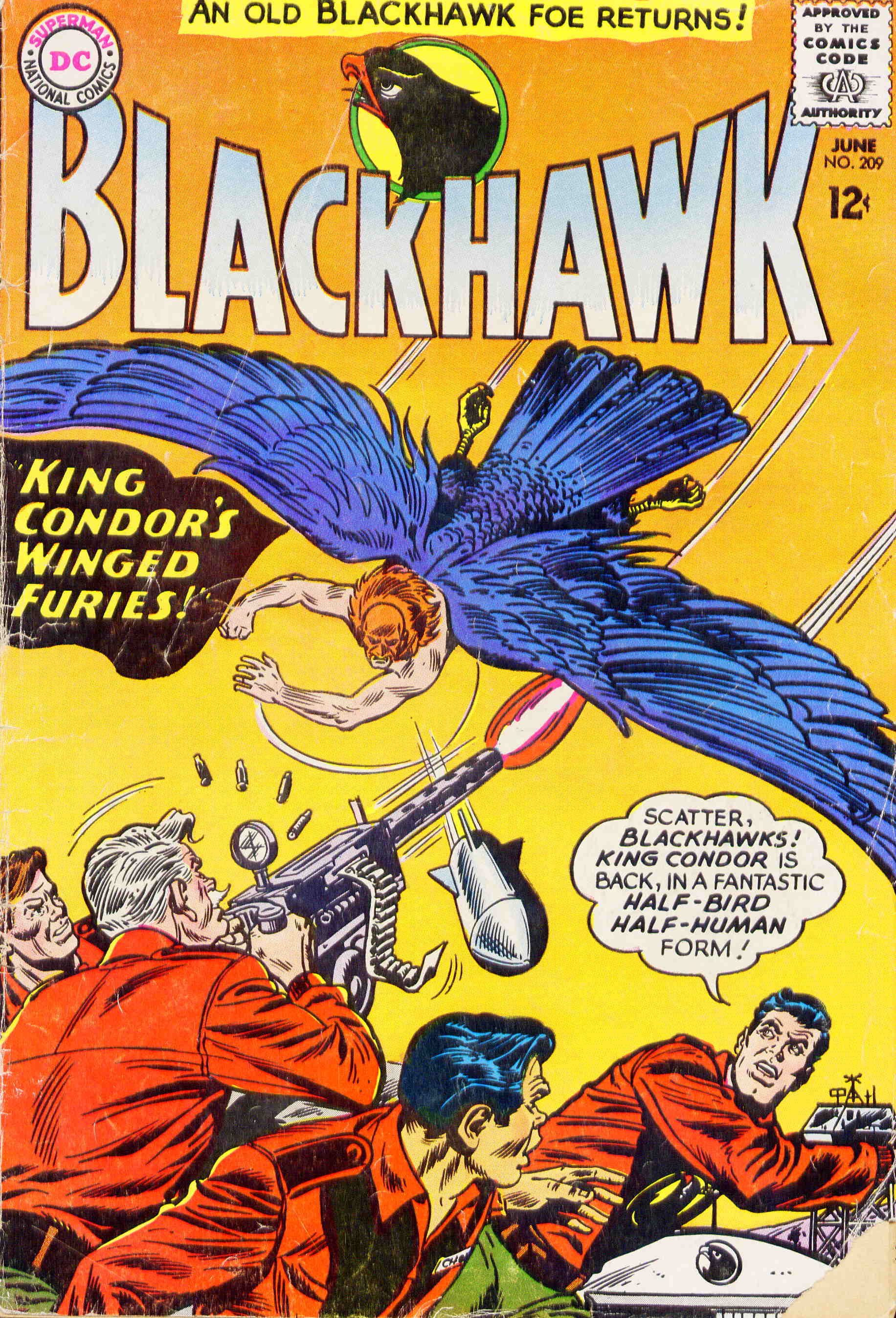 Read online Blackhawk (1957) comic -  Issue #209 - 1