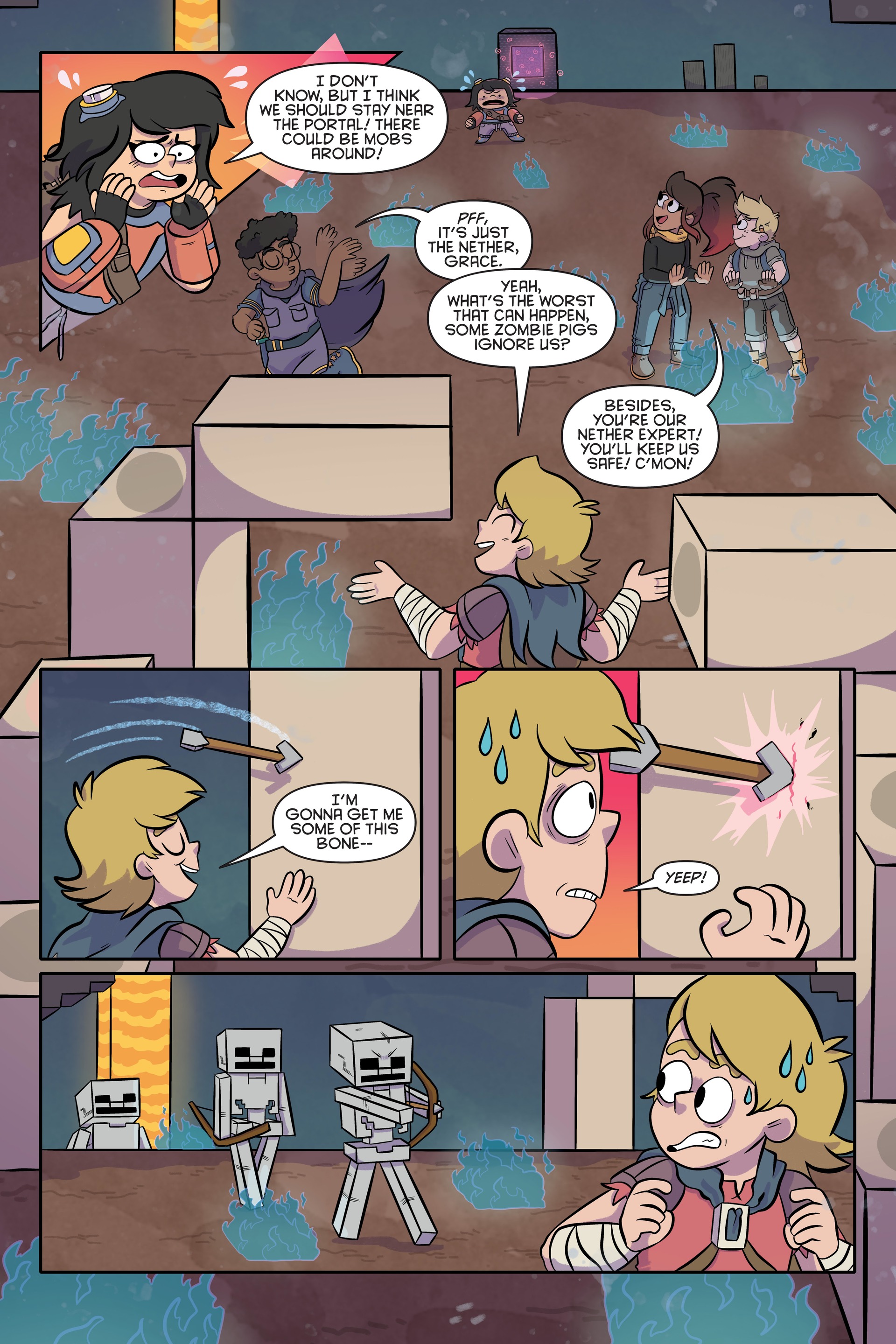 Read online Minecraft comic -  Issue # TPB 3 - 23