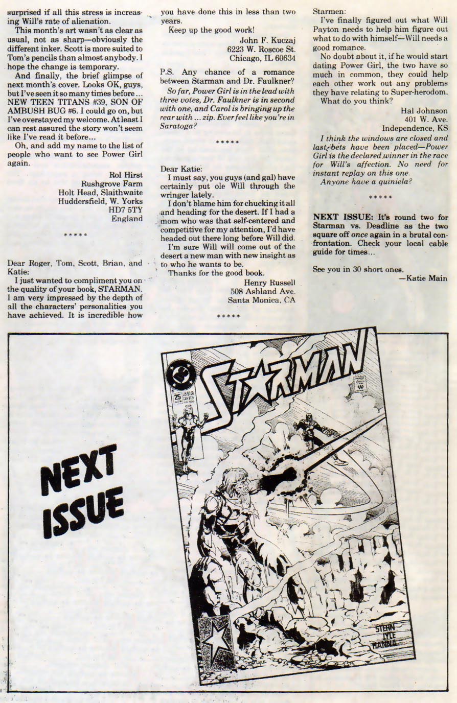 Starman (1988) Issue #24 #24 - English 24