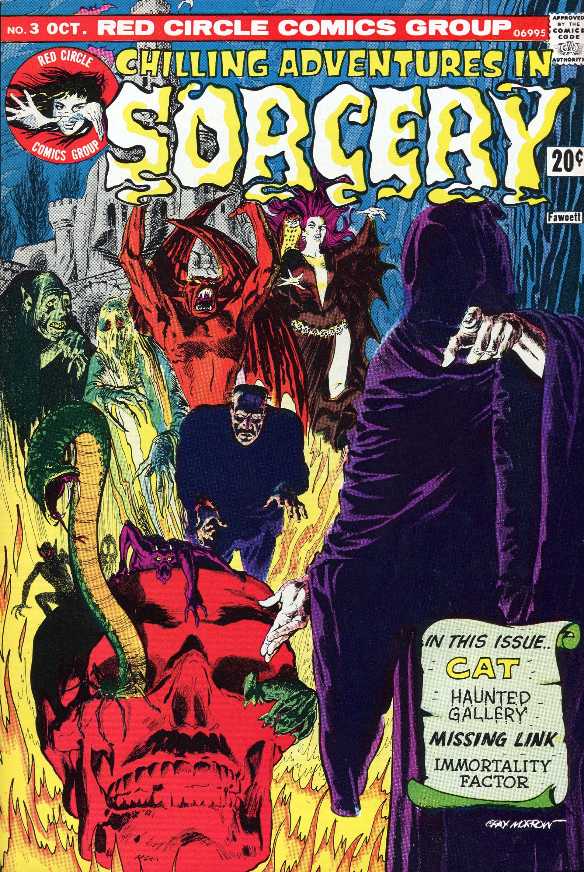 Read online Chilling Adventures In Sorcery (1973) comic -  Issue #3 - 1