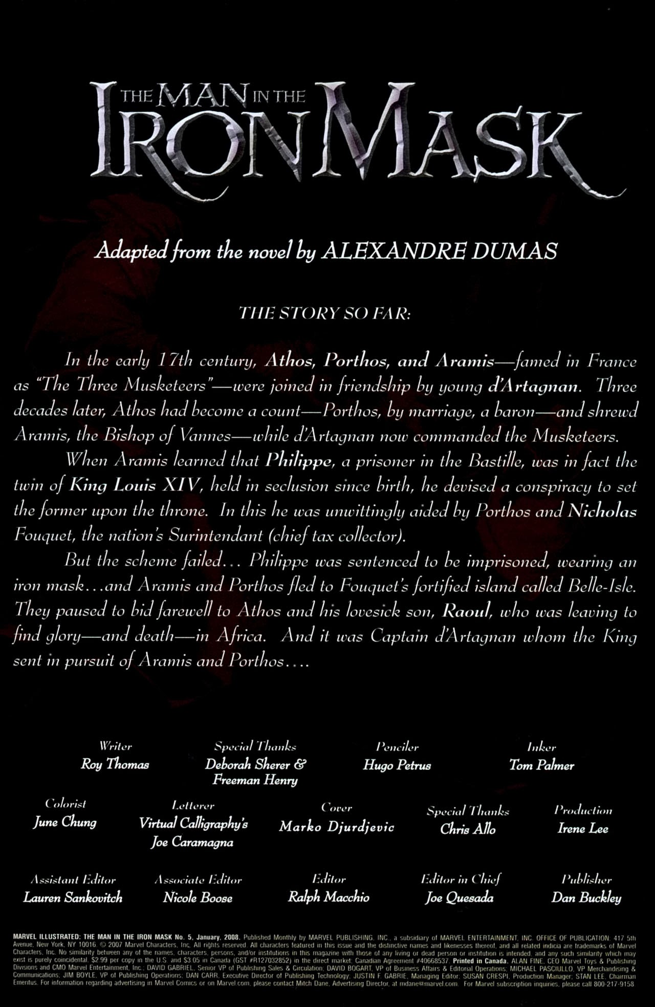Read online The Man in the Iron Mask comic -  Issue #5 - 2