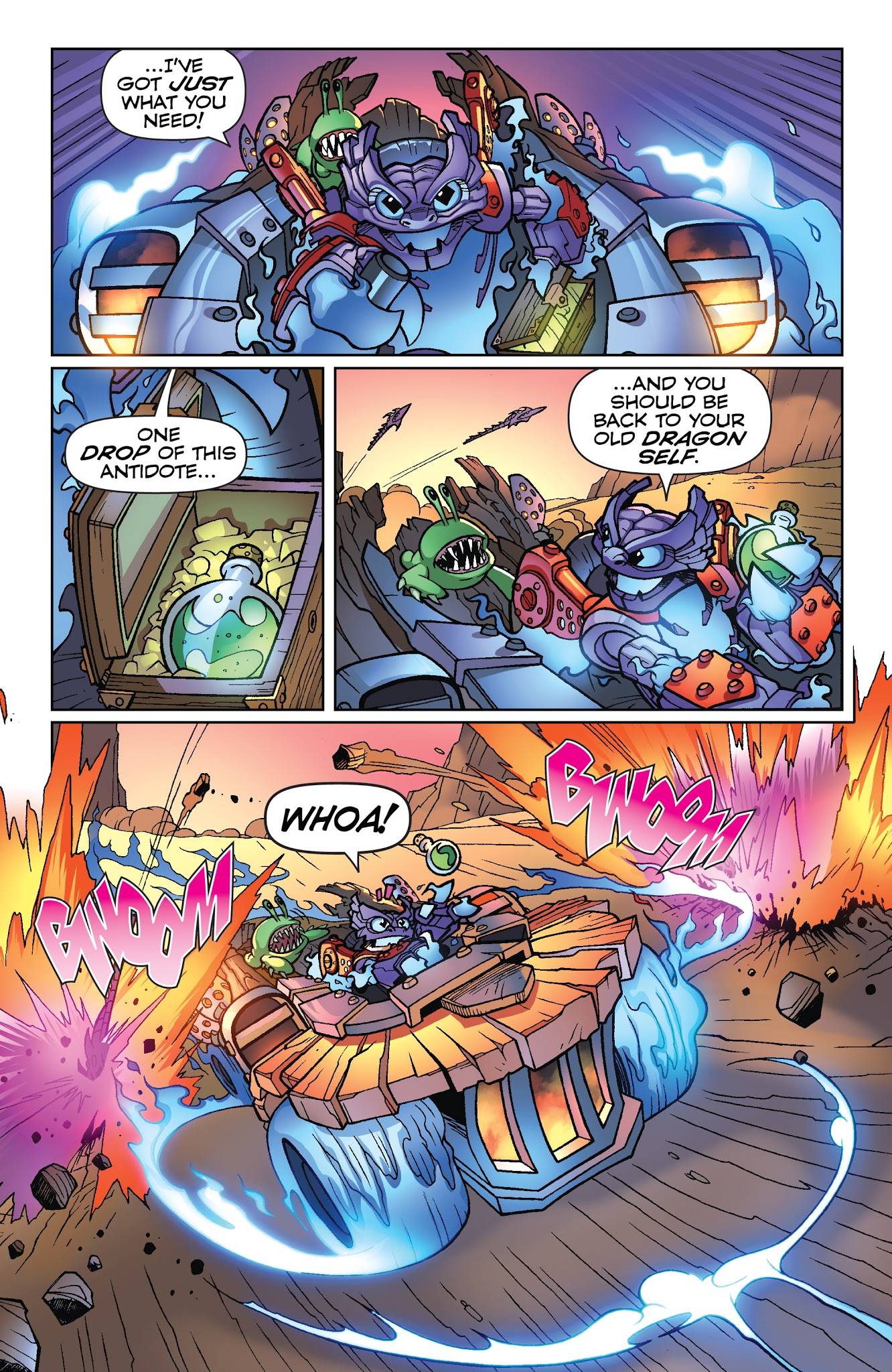 Read online Skylanders Quarterly-Spyro & Friends: Biting Back comic -  Issue # Full - 10