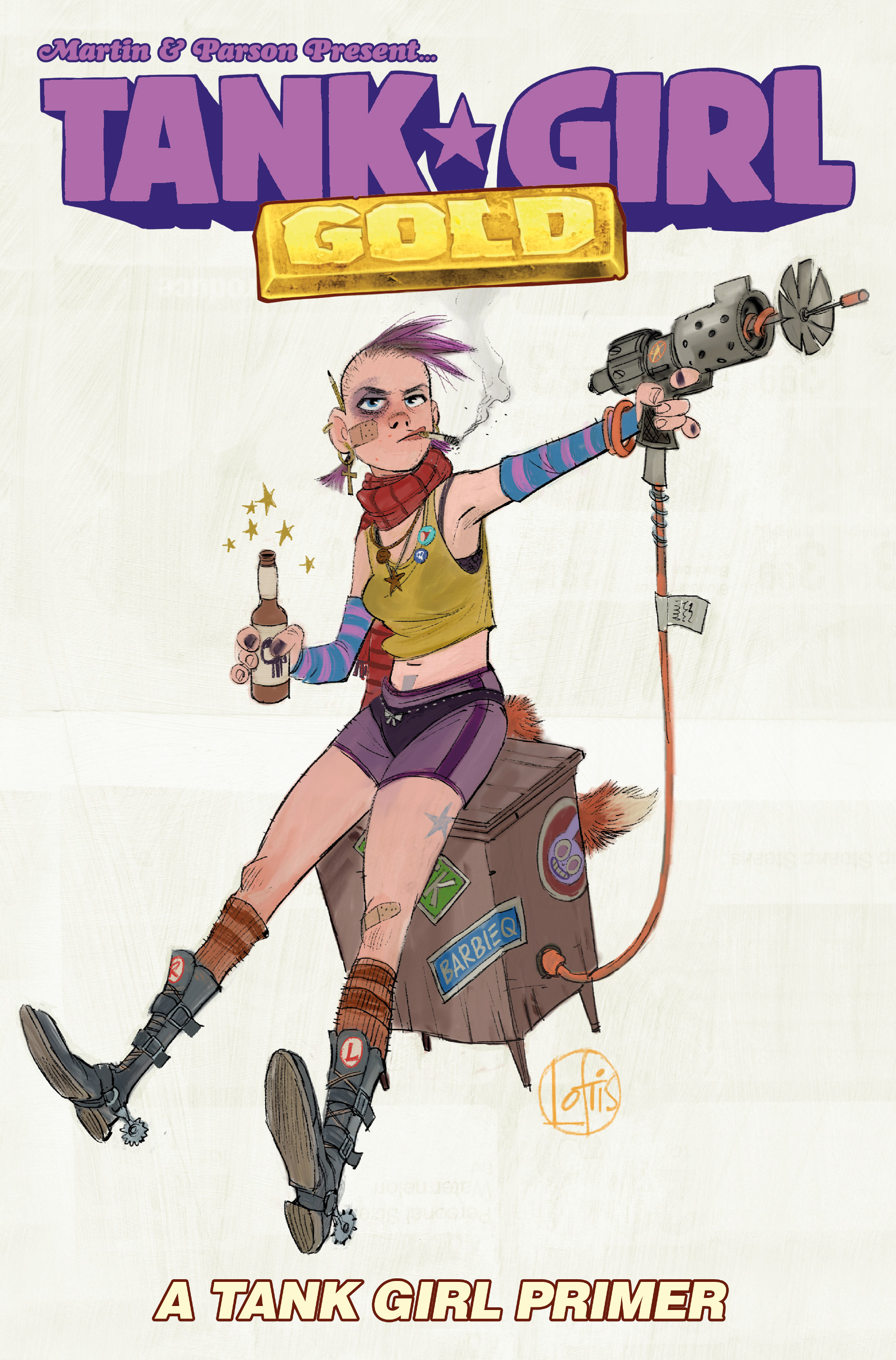 Read online Tank Girl: Gold comic -  Issue #4 - 1
