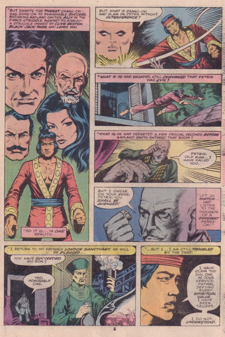 Read online What If? (1977) comic -  Issue #16 - Shang Chi Master of Kung Fu fought on The side of Fu Manchu - 7