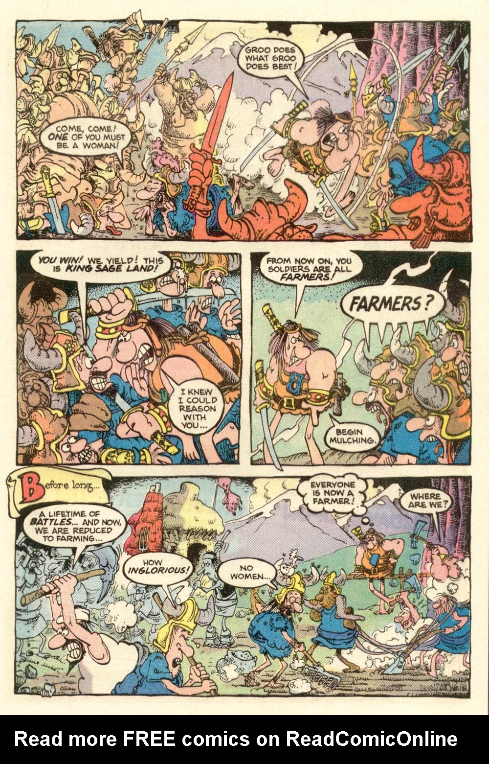 Read online Sergio Aragonés Groo the Wanderer comic -  Issue #13 - 21