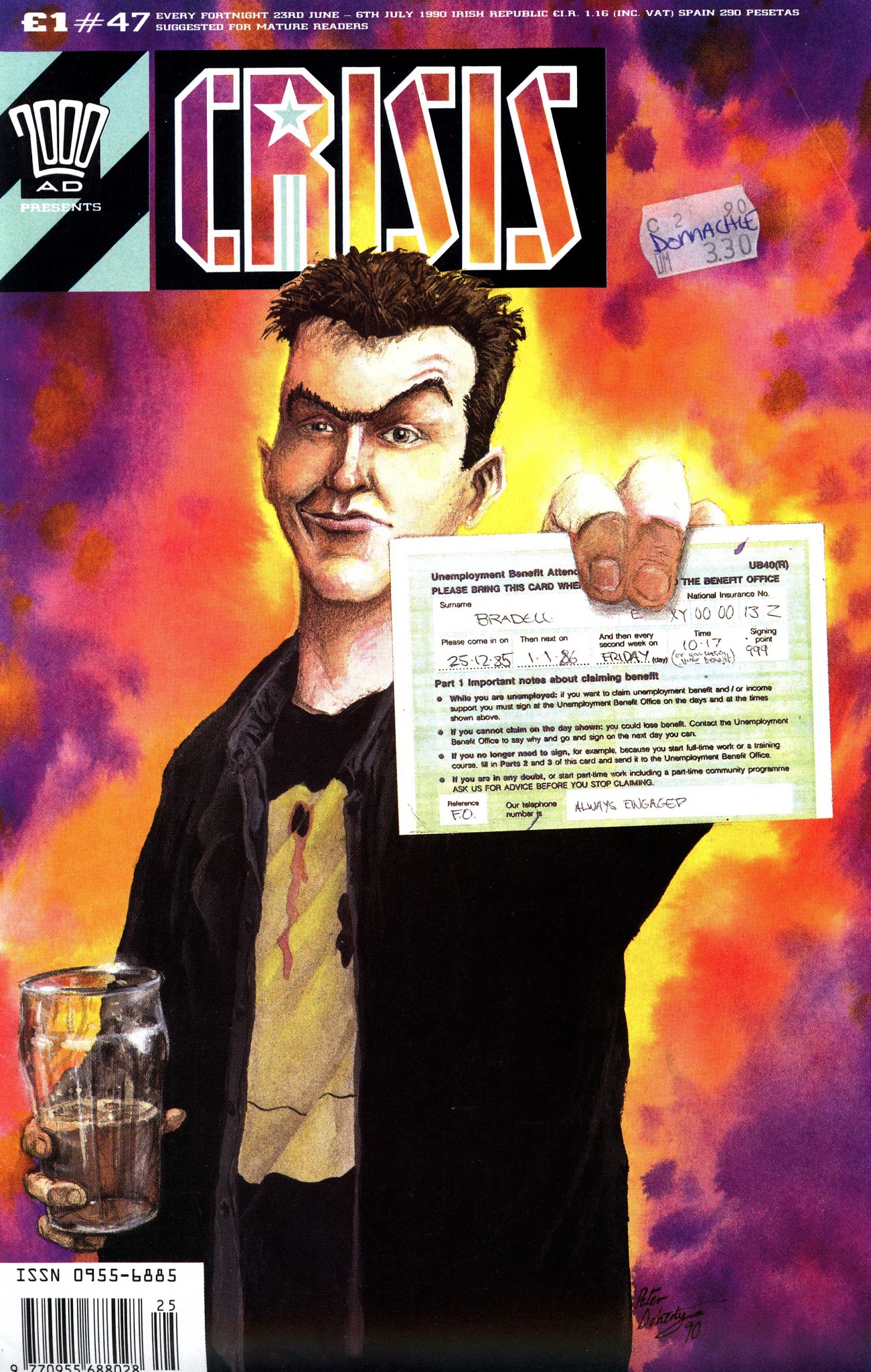 Read online Crisis comic -  Issue #47 - 1