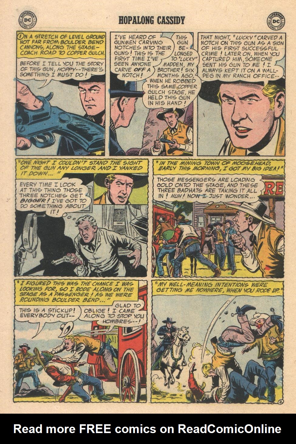 Read online Hopalong Cassidy comic -  Issue #112 - 14