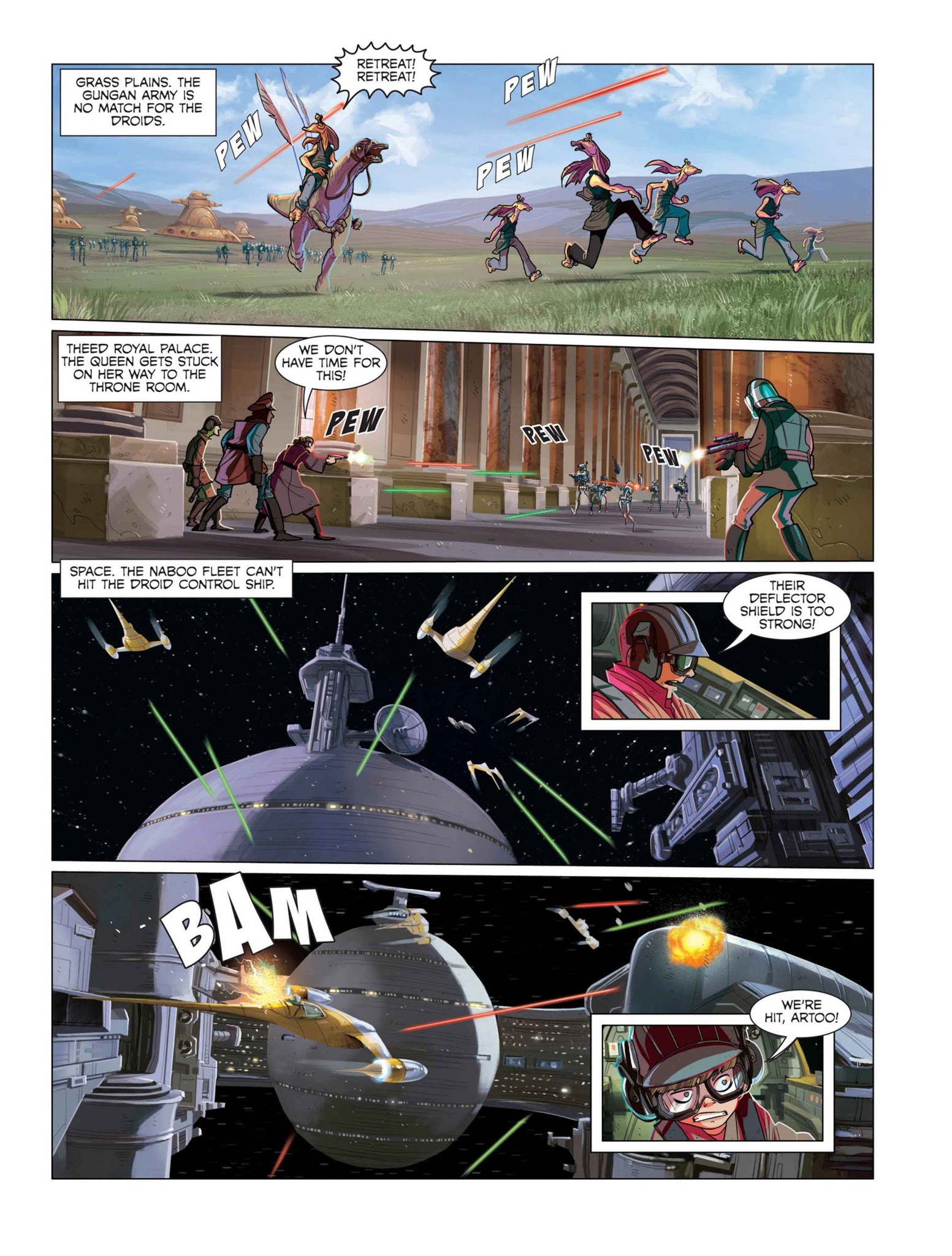 Read online Star Wars: The Prequel Trilogy: A Graphic Novel comic -  Issue # Full - 64