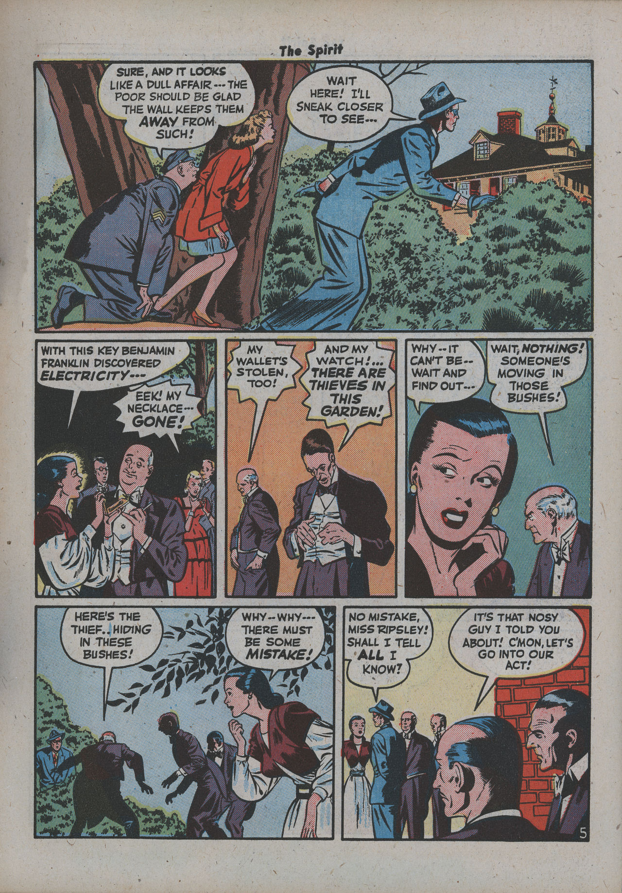 Read online The Spirit (1944) comic -  Issue #15 - 7