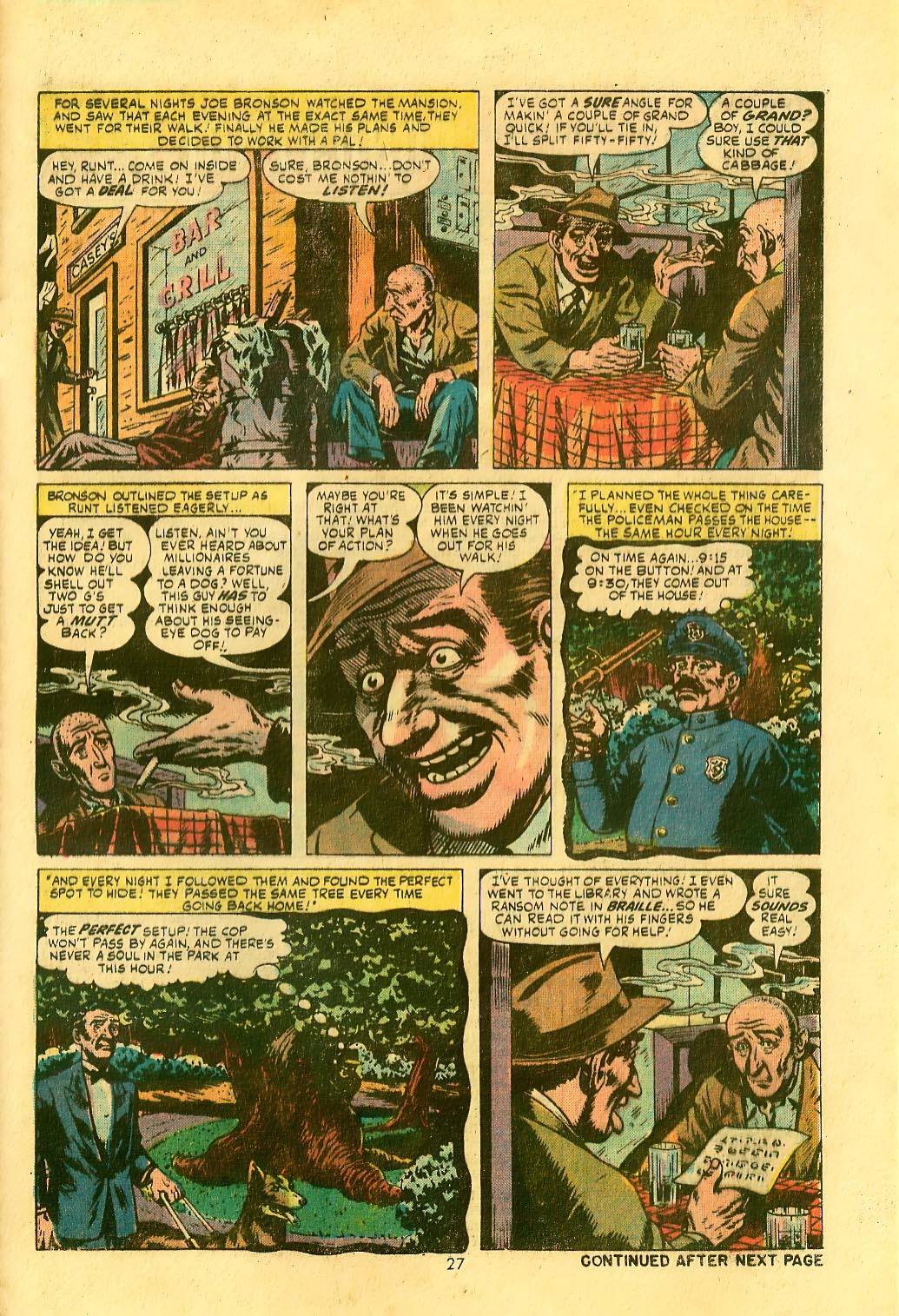 Read online Frankenstein (1973) comic -  Issue #9 - 19