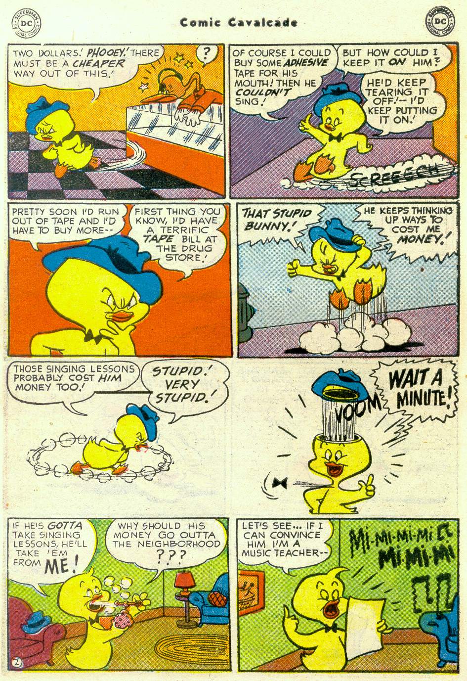 Read online Comic Cavalcade comic -  Issue #49 - 56