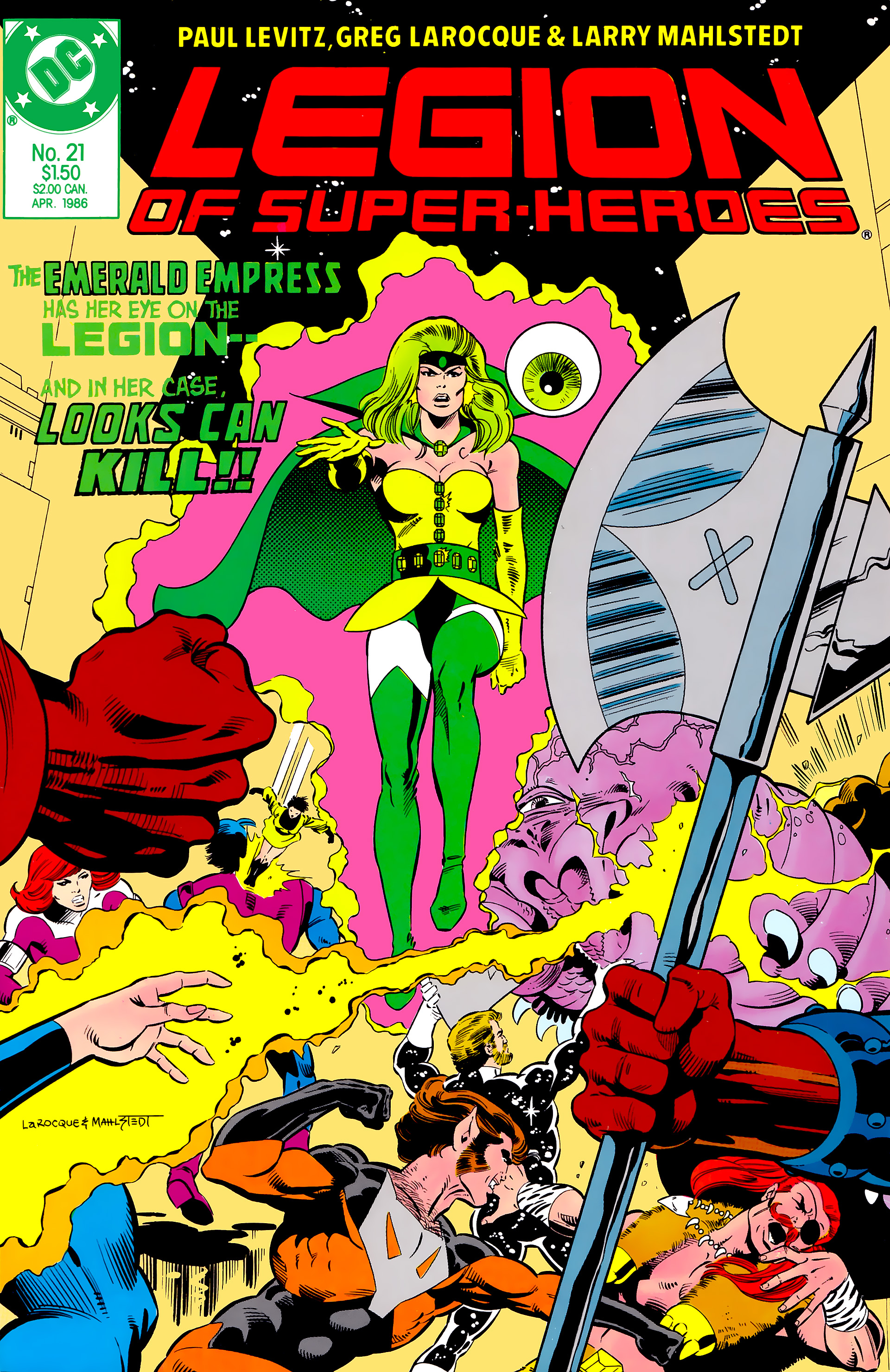 Read online Legion of Super-Heroes (1984) comic -  Issue #21 - 1