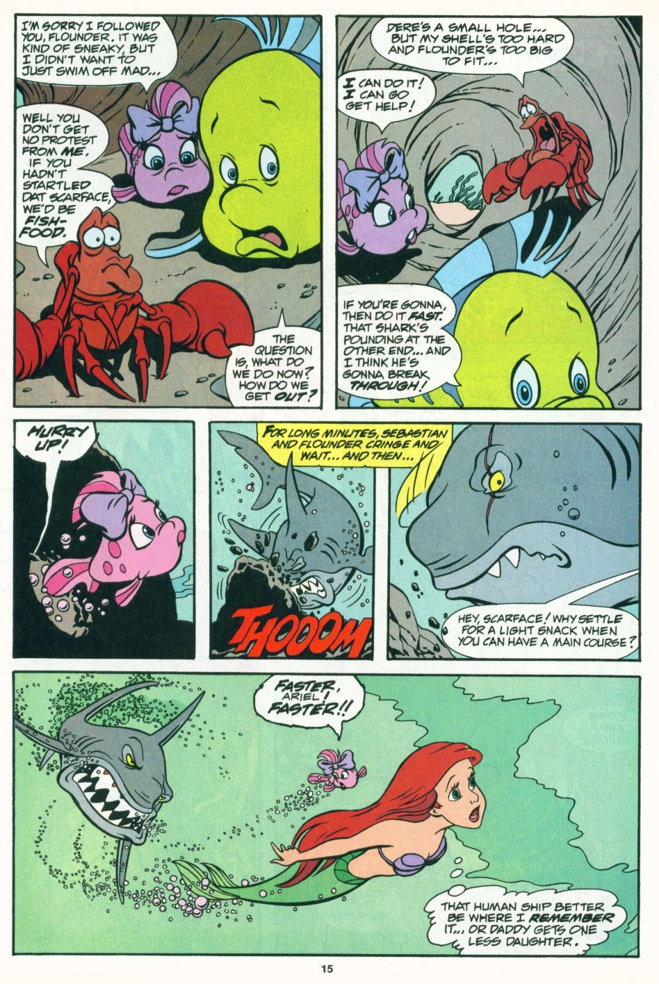 Read online Disney's The Little Mermaid Limited Series comic -  Issue #3 - 16
