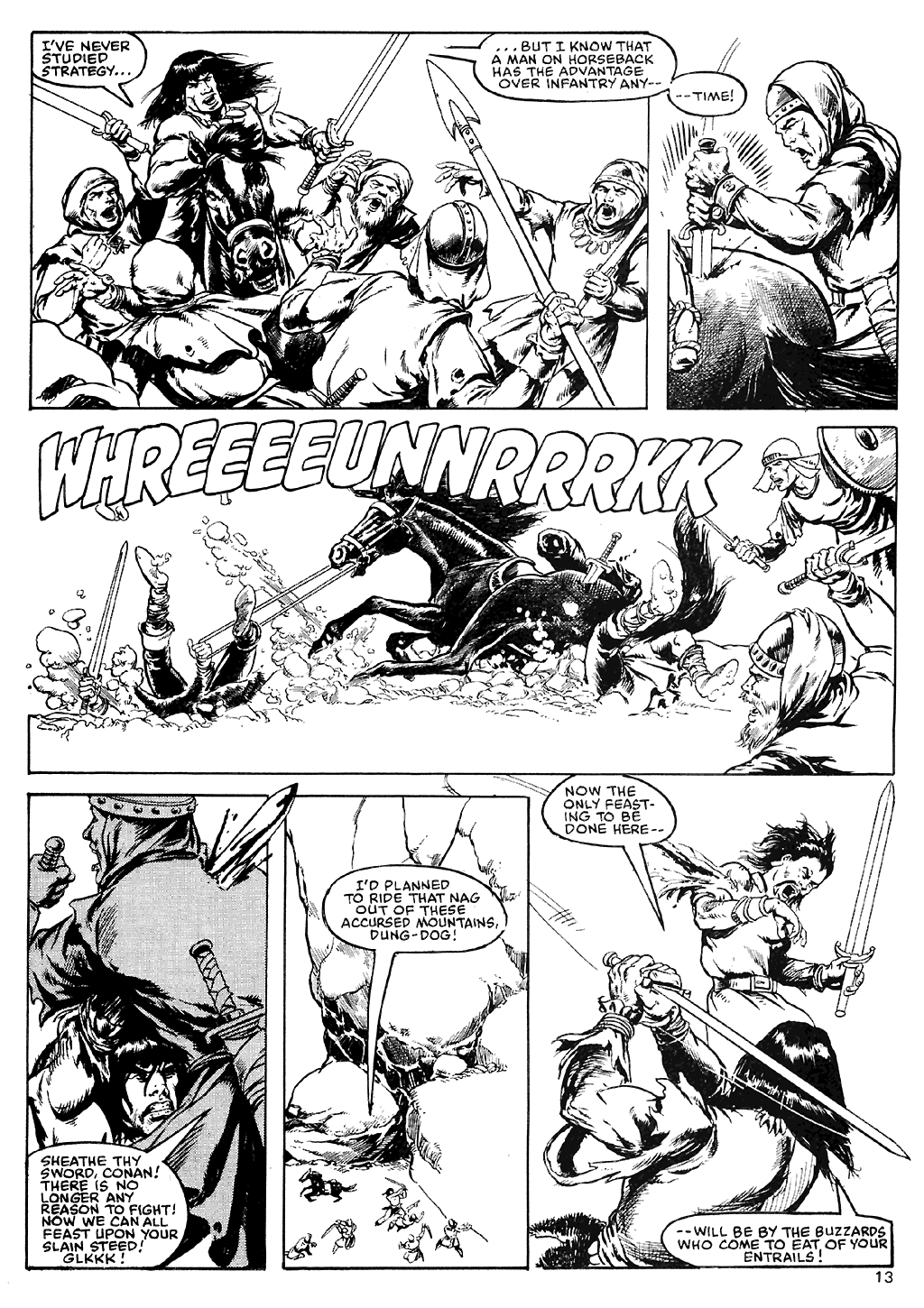 Read online The Savage Sword Of Conan comic -  Issue #110 - 14