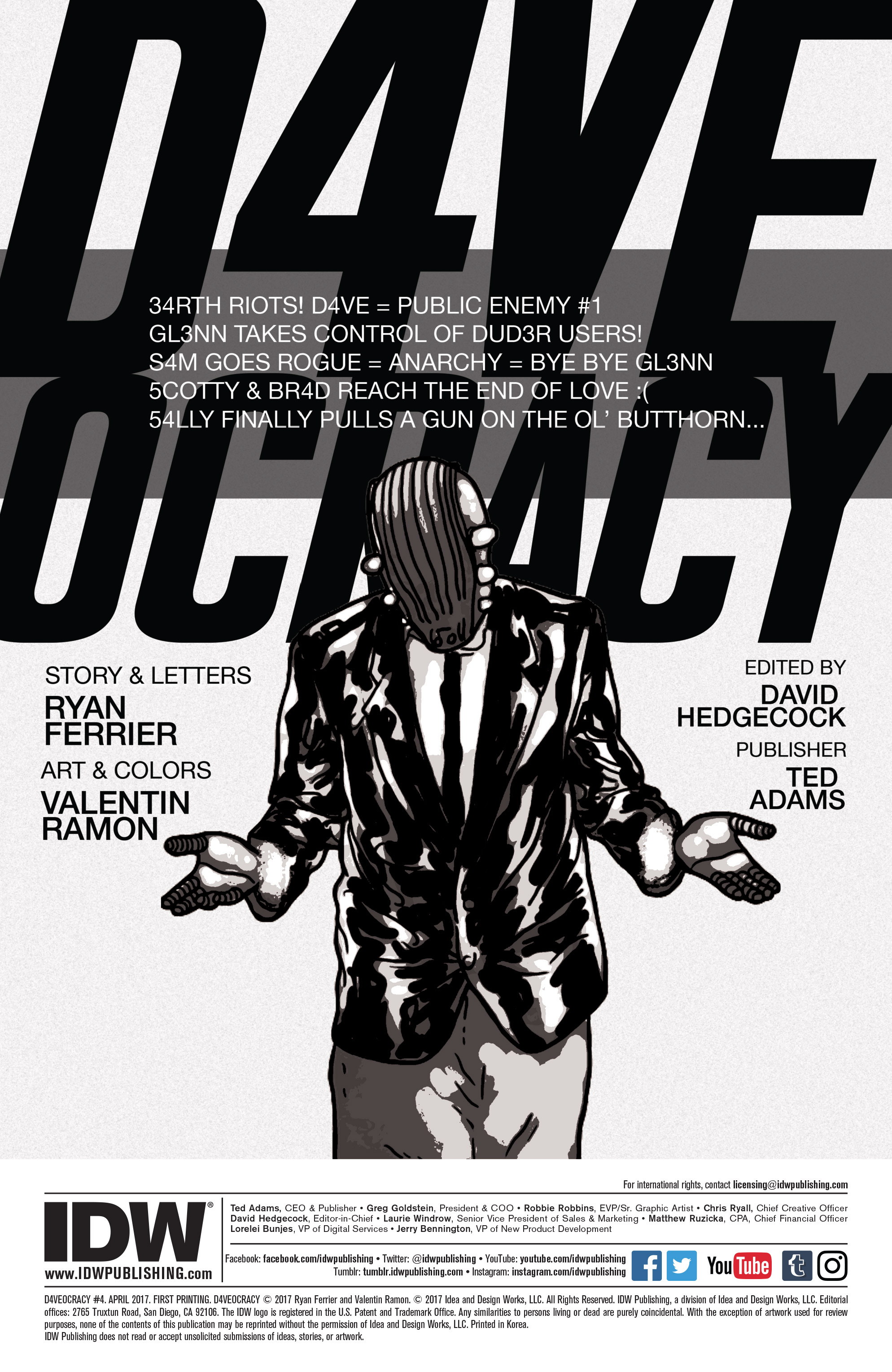 Read online D4VEocracy comic -  Issue #4 - 2